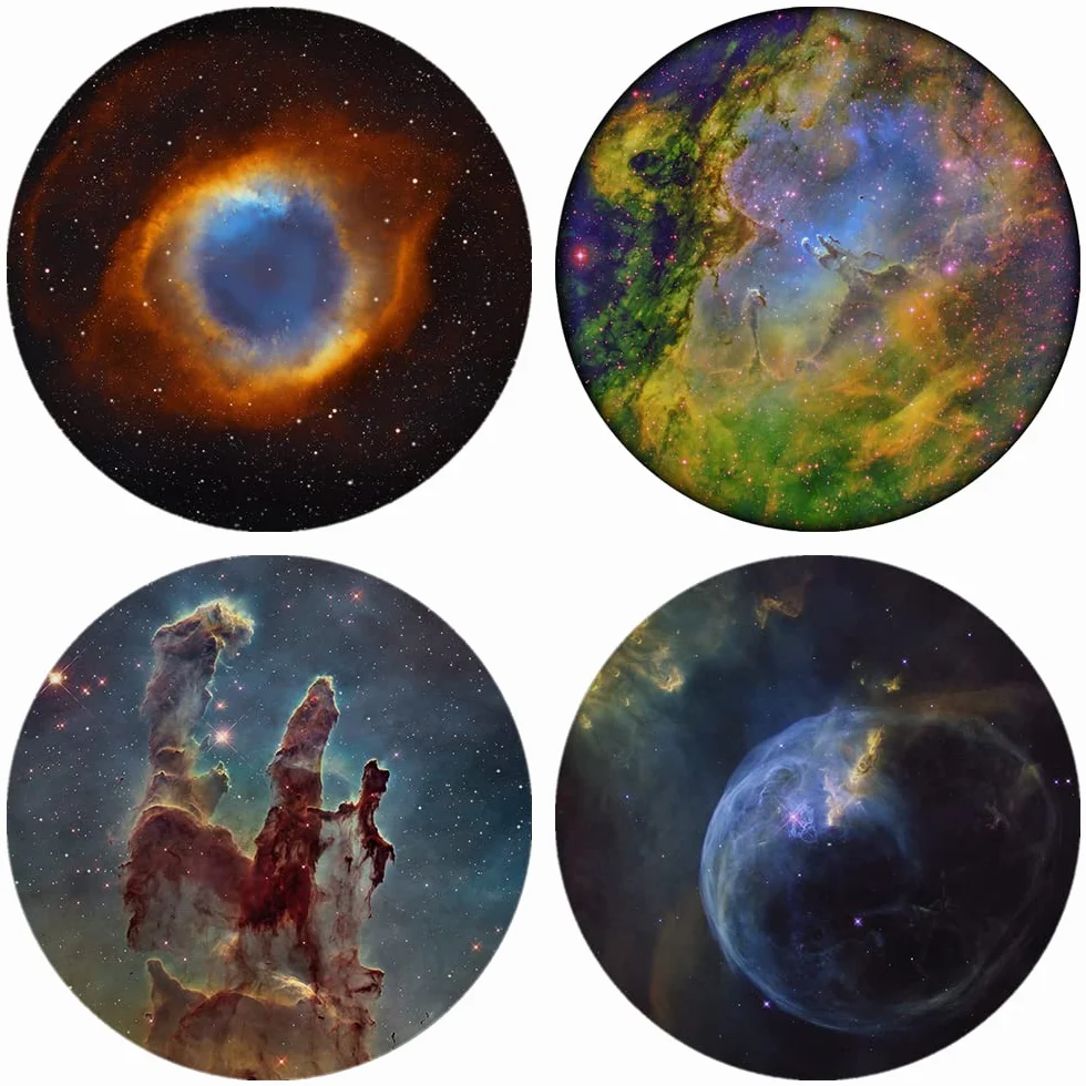 LaView Juego de discos de nebulosa famosa