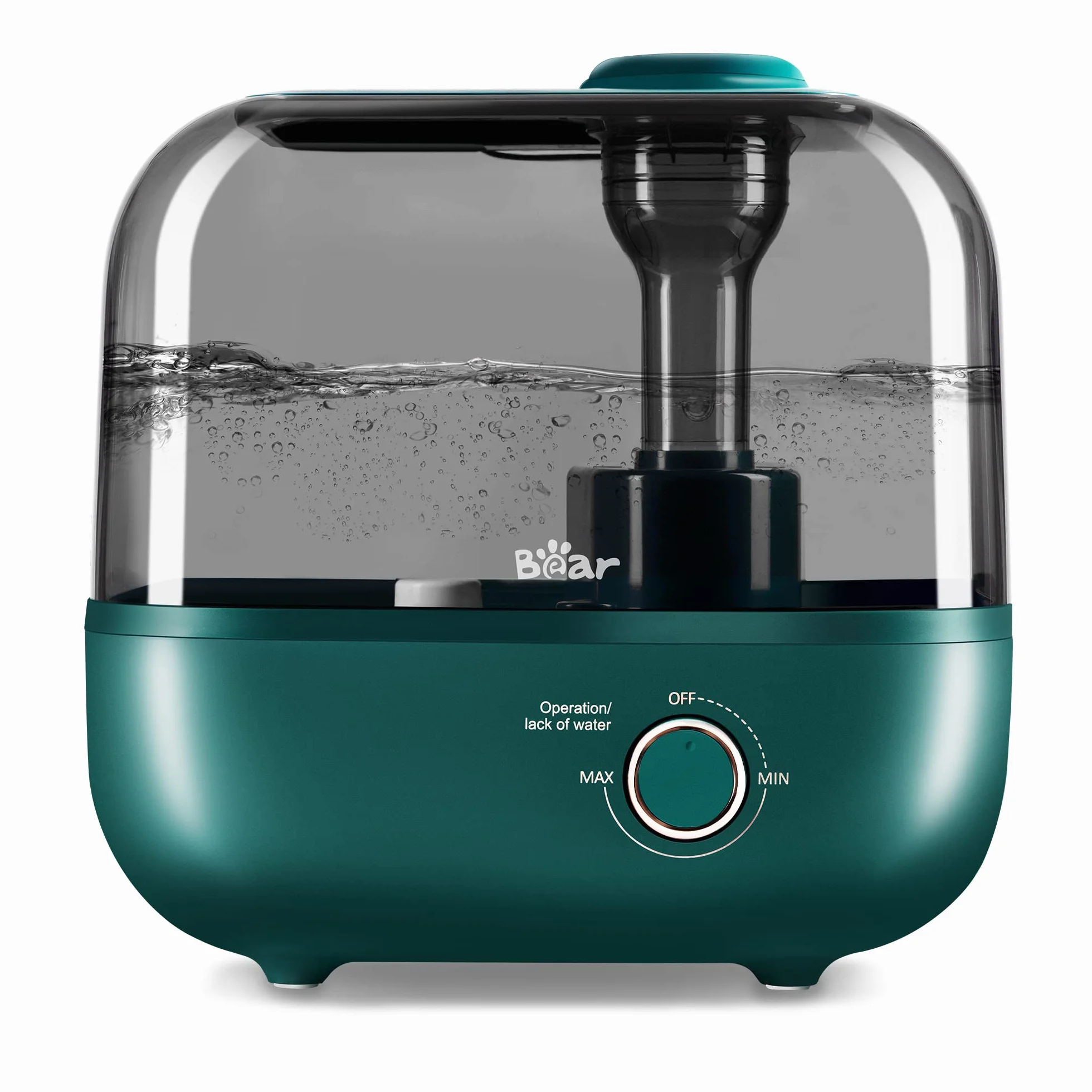 BEAR Top-Fill Humidificador 5L de Aromas, 28dB Ultra Silencioso, 35 Horas, Bandeja de Aroma, Boquilla Giratoria 360°, Apagado Automático