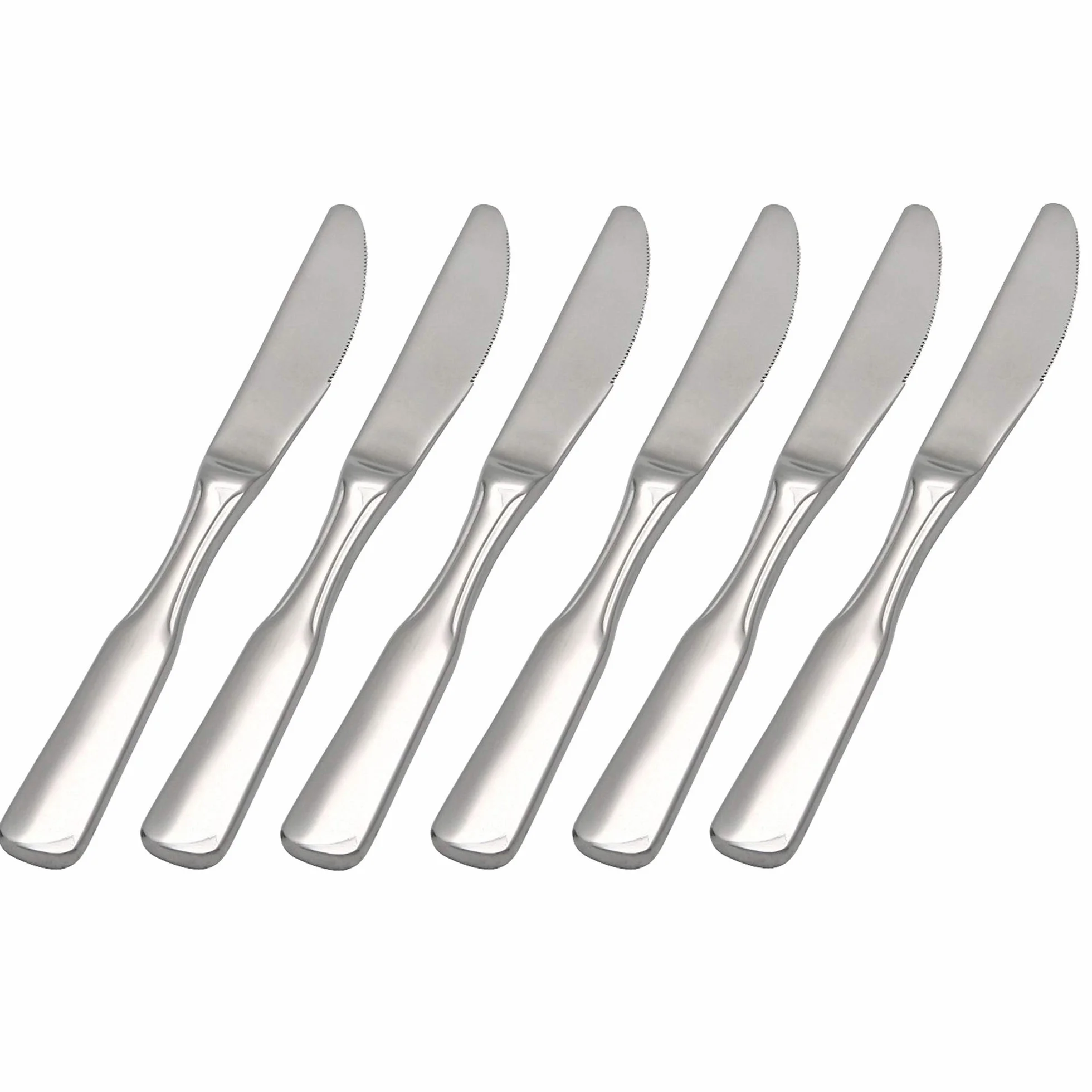 GRÄWE® Serie Spaten - Cuchillo de Postre, 6 Unidades