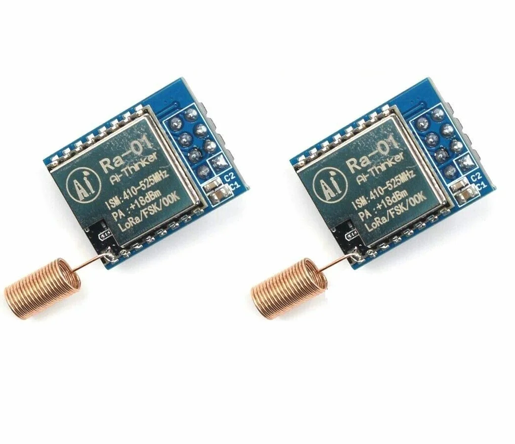 2 uds ra-01 Lora sx1278 433mhz ra01 Toma de transmisión inalámbrica de Espectro extendido