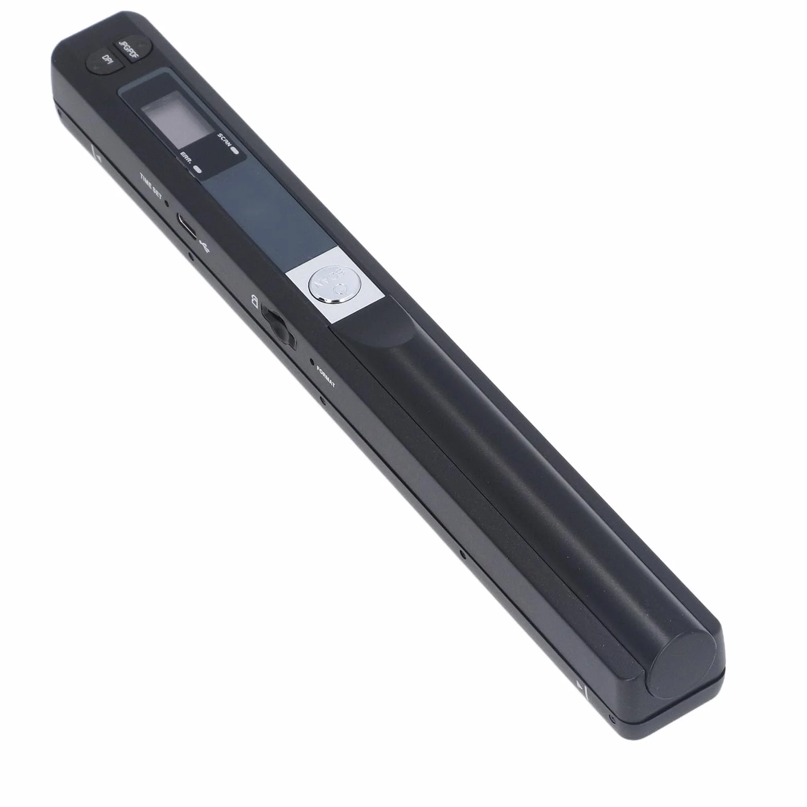 Ejoyous Escáner de Documentos Portátil, Escáner Portátil USB de 900 dpi para Familias, Estudiantes y Oficinas, Admite Formatos PDF y JPG (Black)
