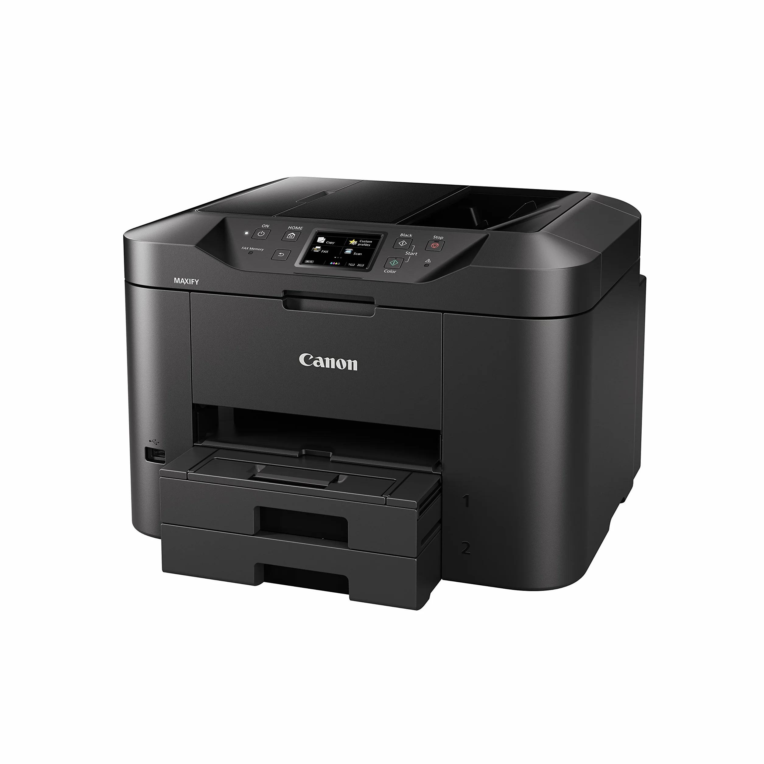Canon MAXIFY MB2750 - Impresora de inyección de Tinta (2 Cassettes de 250 Hojas, Pantalla táctil TFT, 15,5 ipm en Color y 24 ipm en Blanco y Negro)