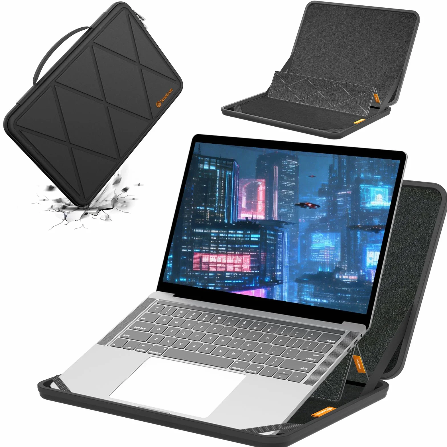 Smatree MS77T Protección rígida 14-15,6 Pulgadas Funda para portátil Compatible con Lenovo Yoga Slim 7i Aura Edition, para ASUS ExpertBook B2 Flip/B2, para Apple MacBook Air M4 2025/2024 M3/2023 M2