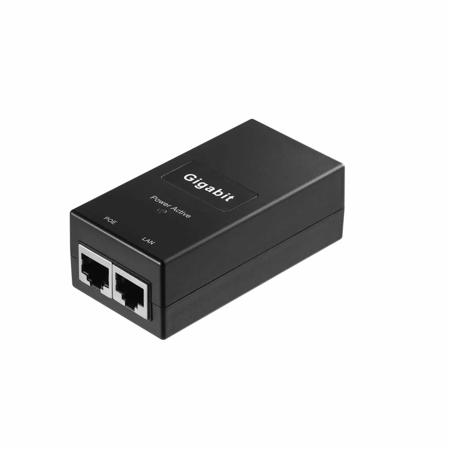 Inyector Gigabit PoE Adaptador, IEEE 802.3af/at Passive PoE+ Output, Potencia Salida 48V 0.5A, Gigabit 10/100/1000 Mbps, para Cámara IP/Ap/PTZ/videoteléfono, Plug and Play (D05A-G)
