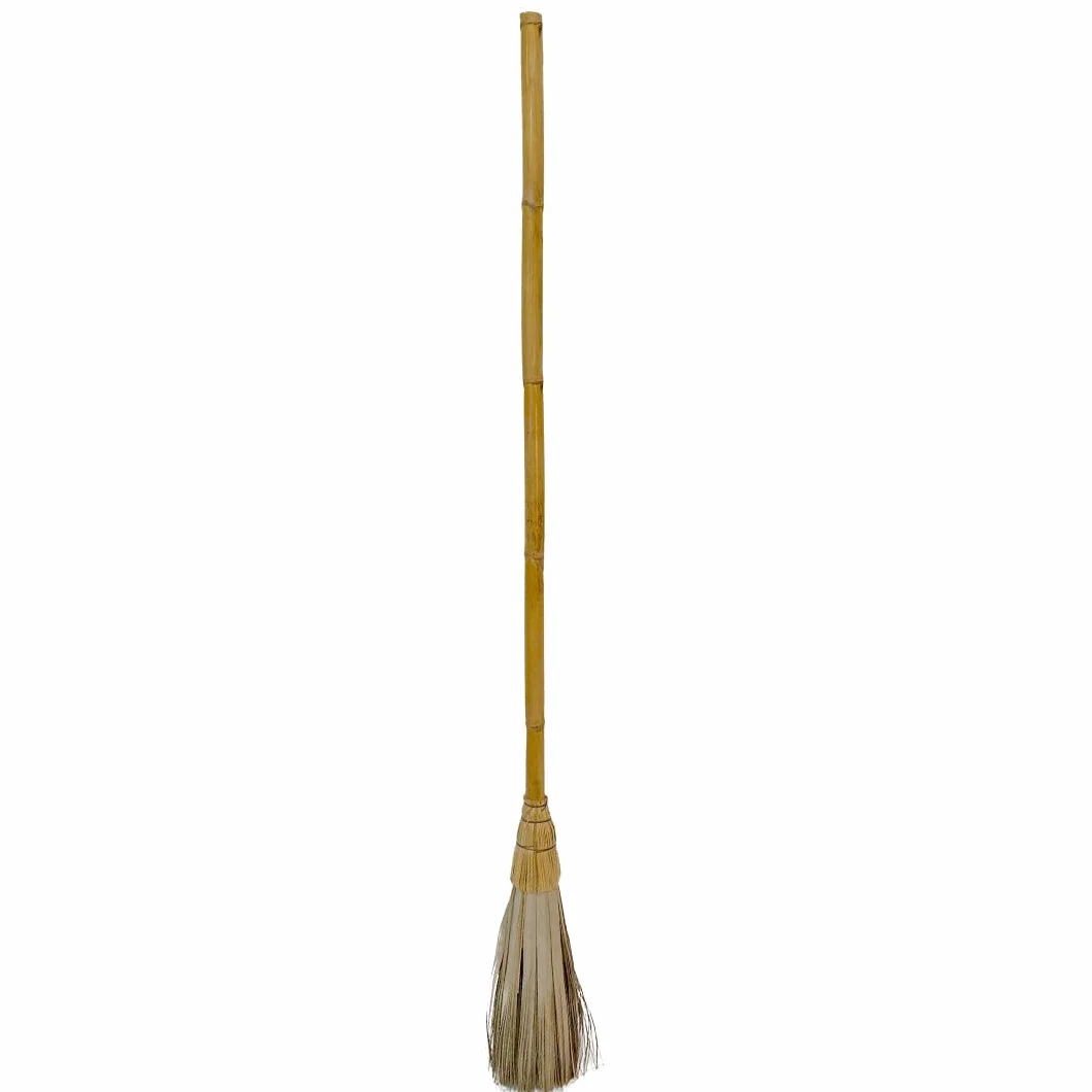 Escoba De Palma Mango De Caña 135 Cm | Limpieza Sostenible Y Eficaz | Ideal para Interior Y Exterior | Catral