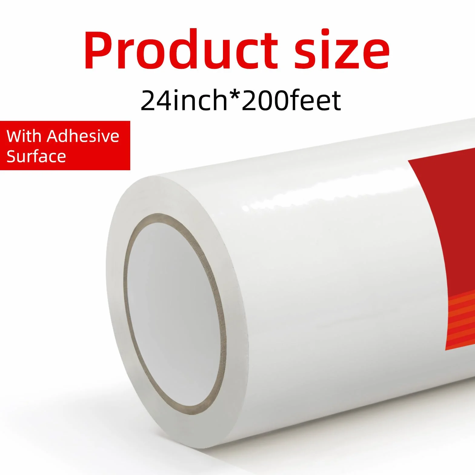 WELSTIK Película protectora transparente 61 cm x 200 pies, protector de alfombra de plástico resistente para superficies de construcción