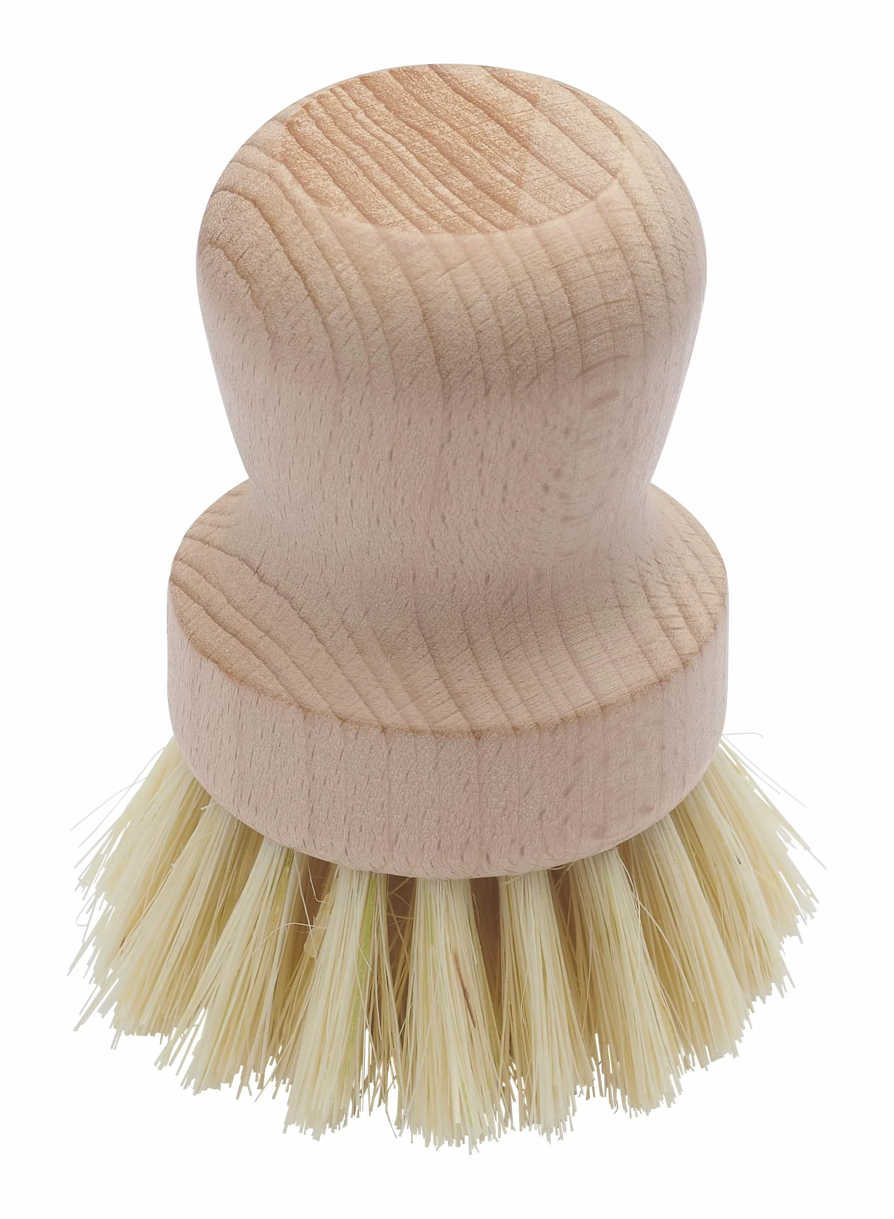 Gerlon Bola de Madera para Plato y Cepillo de Verduras para un fácil Agarre en la Palma de la Mano, Madera, 9 x 6 x 6 cm