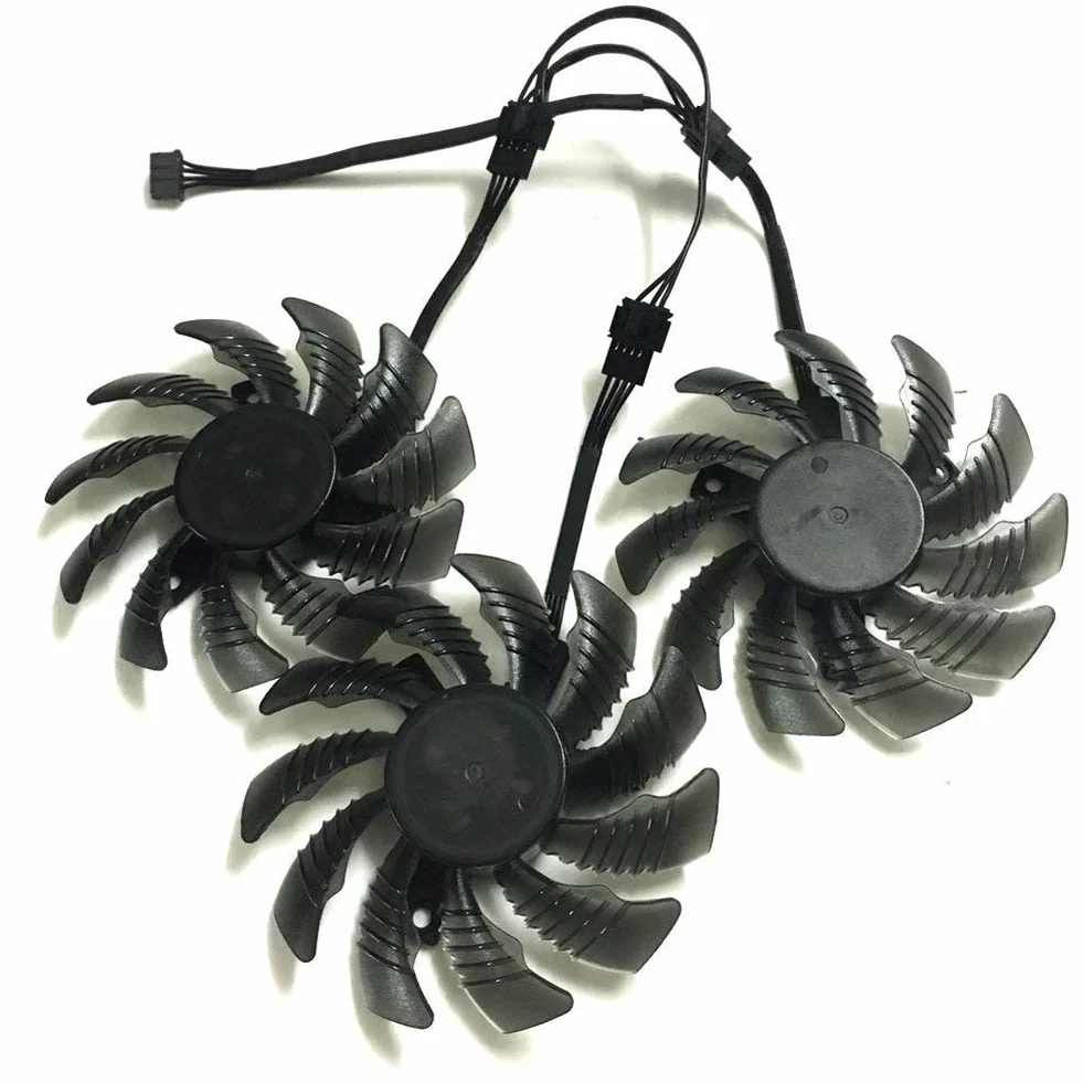 75mm T128010SU Cooler Fan Gigabyte AORUS GeForce GTX 1060 1070 1080Ti G1 GTX 960 970 980 Ti GTX660 TI RX480 Card Cooler Fans