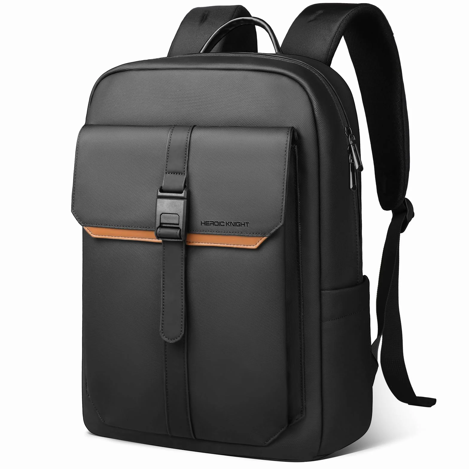 hk Mochila Slim para Portátil 15,6”– Mochila Ejecutiva Impermeable y Ligera para Hombre, Diseño Profesional con Cierre Magnético, Ideal para Trabajo y Negocios – Negro