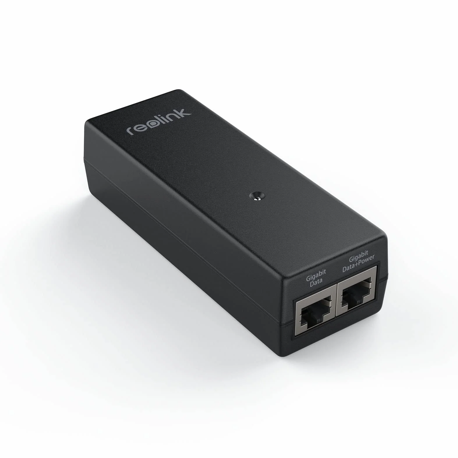 Reolink Gigabit inyector PoE, alimenta con PoE+ (30 W) o PoE (15,4 W), Distancia de hasta 100 m, Plug & Play, Adecuado cámaras PoE/Video Doorbell PoE