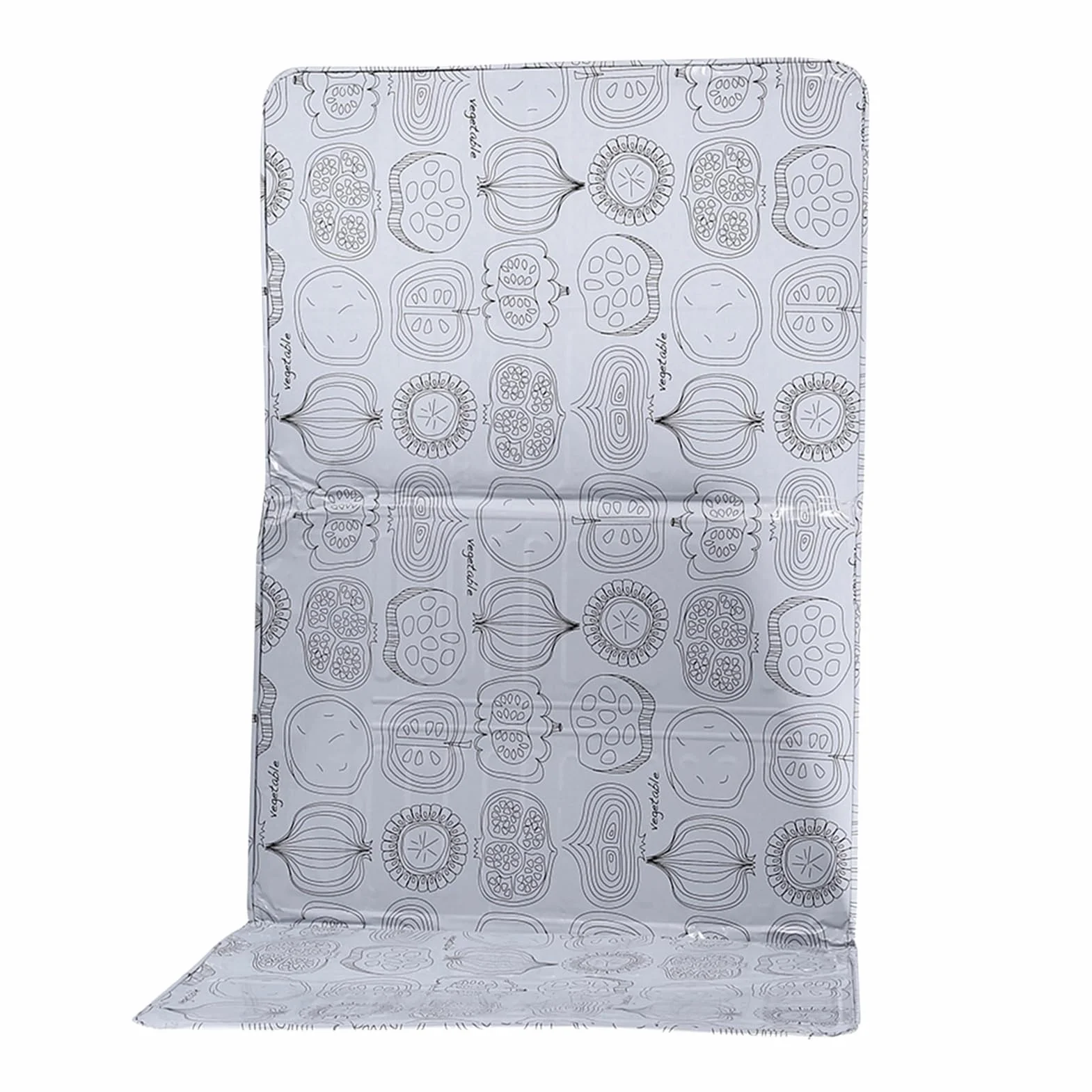 Greensen Burlete de Cocina Antisalpicaduras Plegable para Estufa de Gas, Protector contra Salpicaduras, Diseño Floral, 39x84 cm