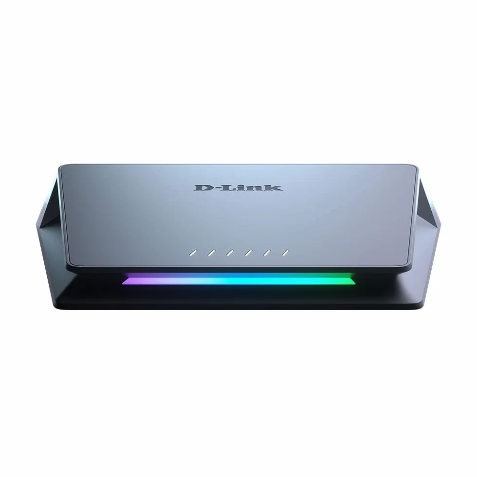 D-Link DMS-106XT Switch Multigigabit Gaming, 5x 2.5 Gigabit LAN, 1x 10 Gigabit LAN, sin gestión, IGMP Snooping