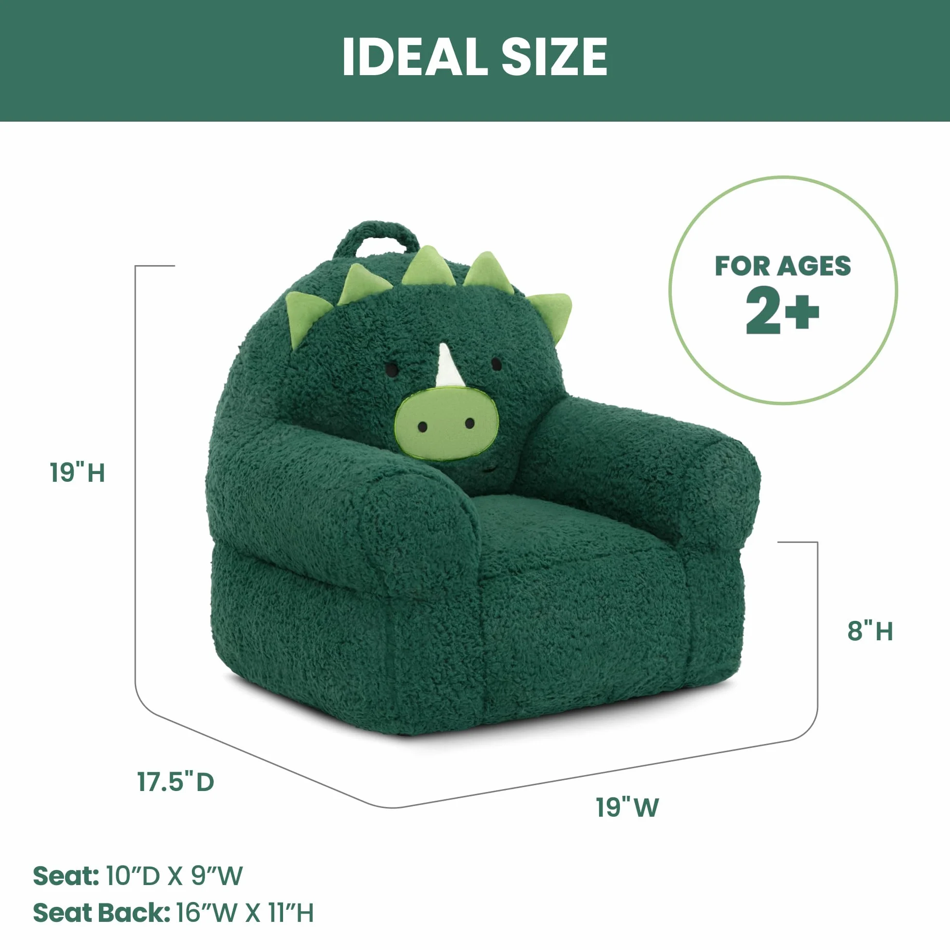 Delta Children Silla Infantil Cozee Buddy Dinosaurio