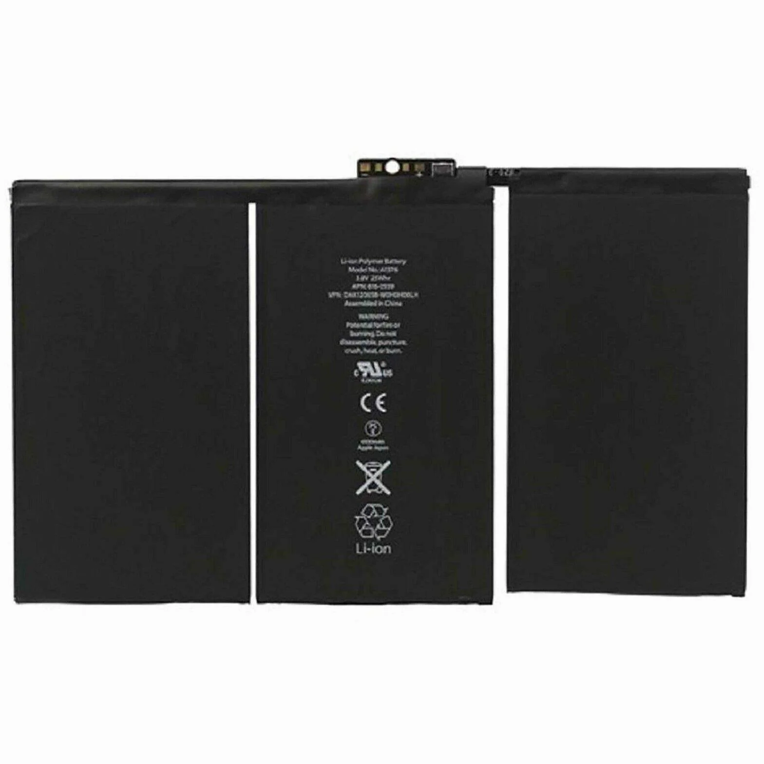 ELLENNE Batería para Apple iPad 2 de 6500 mAh con kit de desmontaje | Batería para Apple iPad 2 de 6500 mAh – Nueva con kit de herramientas para el desmontaje