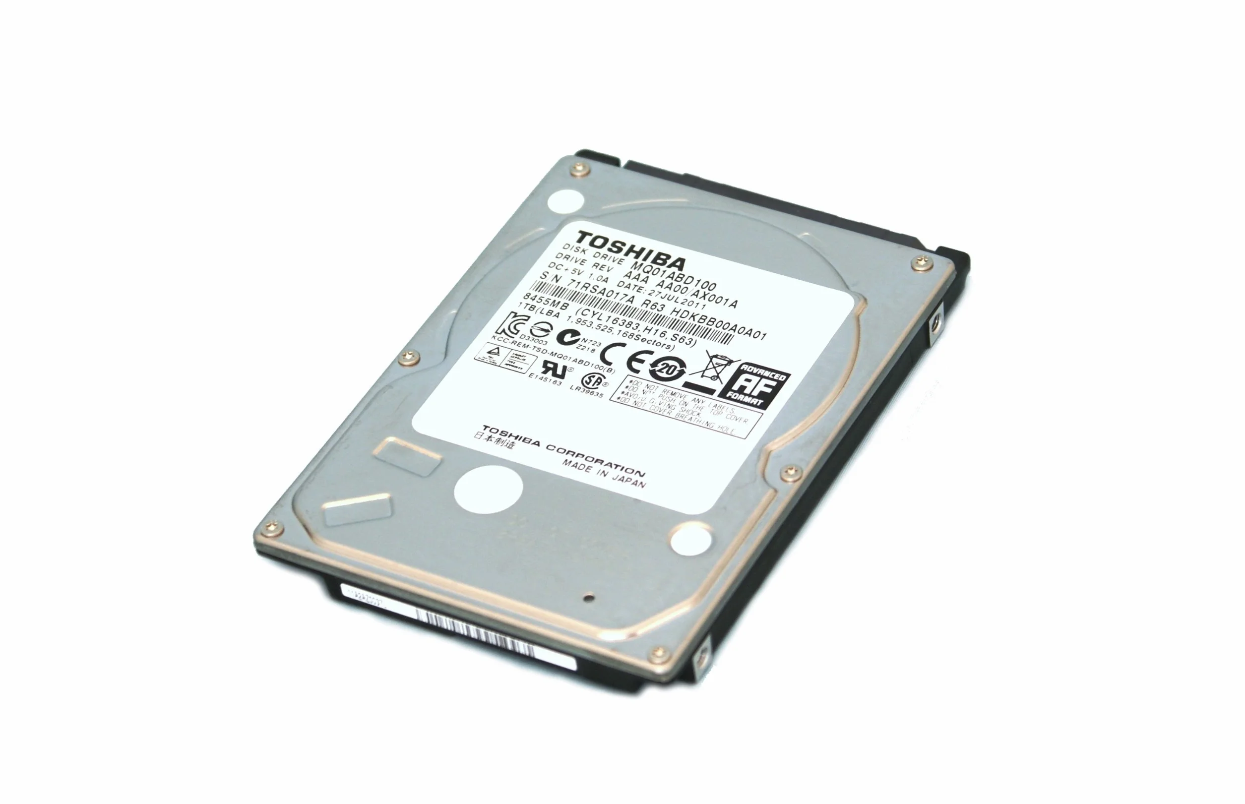 Toshiba MQ01ABD032 - Disco Duro Interno 2.5" de 320 GB