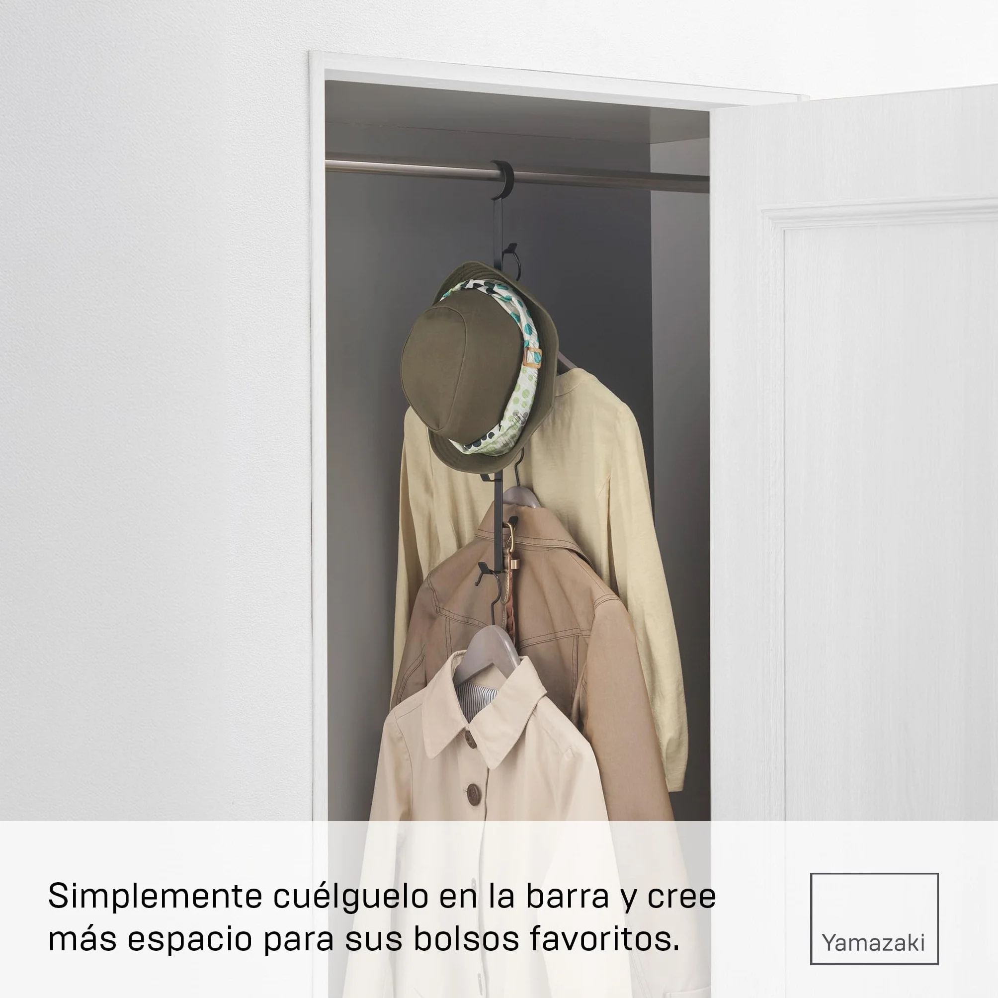 YAMAZAKI Home Smart Armario Organizador Percha