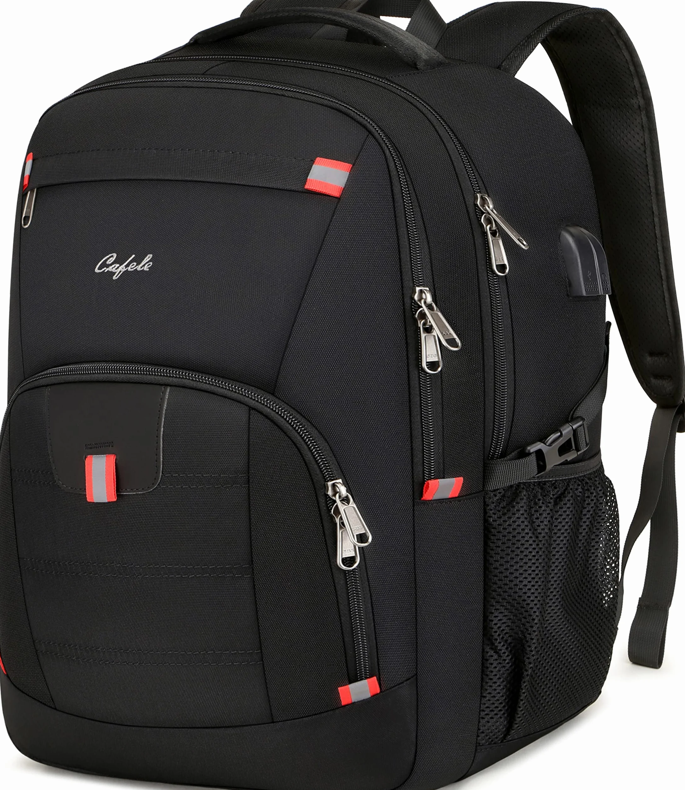 Mochila antirrobo RFID, mochila con Puerto de carga USB, mochila impermeable para adolescentes, mochila de viaje de negocios para hombres y mujeres