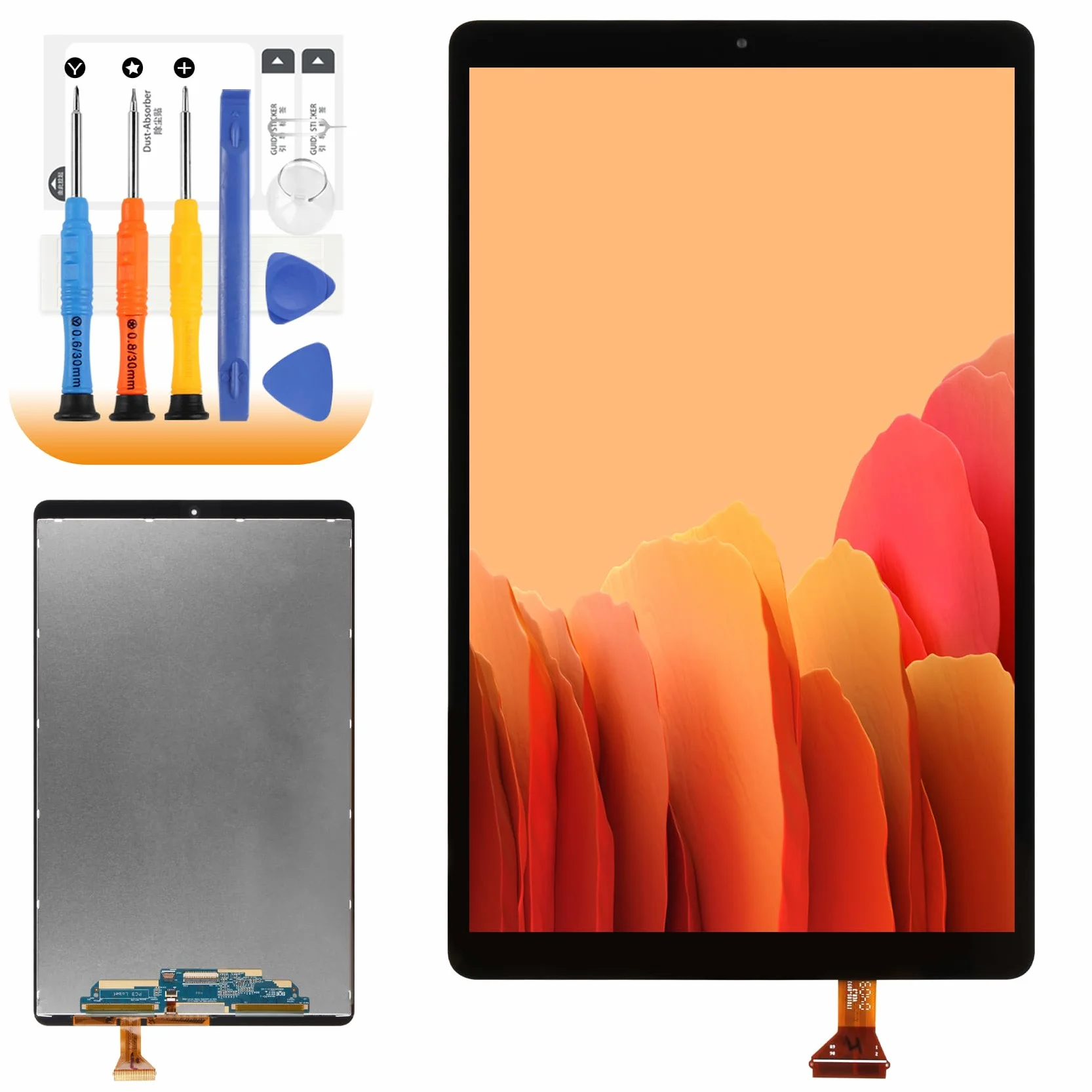 Pantalla LCD para Samsung Galaxy Tab A 2019, repuesto de pantalla para Samsung Tab A 2019 SM- T510 SM-T515 10,1" LCD Screen Digitizer Pantalla táctil Pantalla táctil Placa de cristal completo con