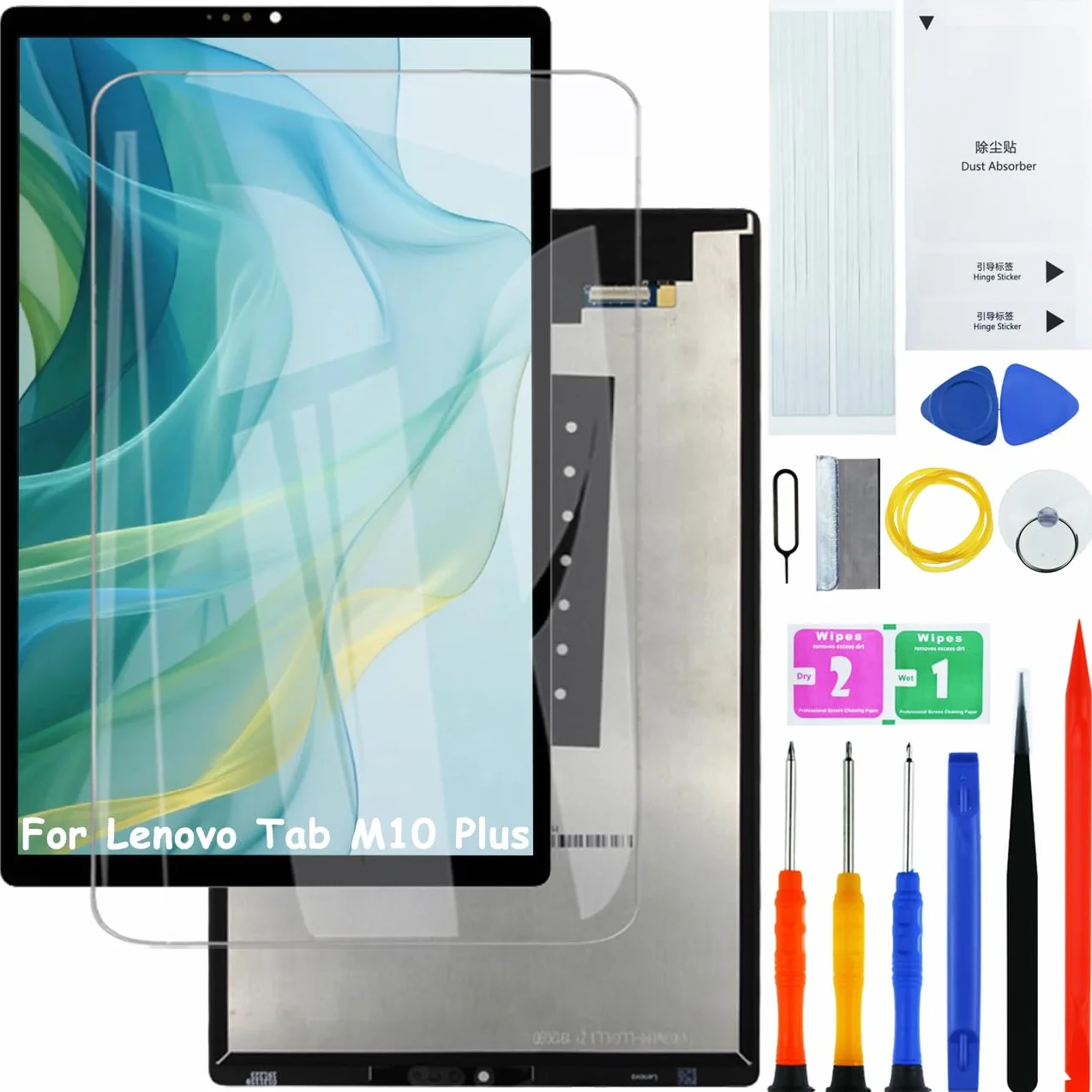 Pantalla de repuesto para Lenovo Tab M10 Plus de 10,3 pulgadas TB-X606 TB-X606F TB-X606X TB-X606V TB-X606V con kit