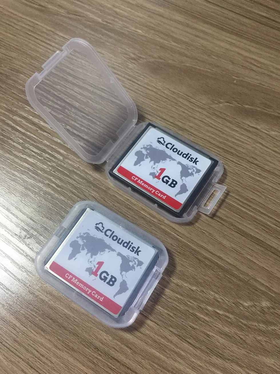 2pcs 1GB Rendimiento De La Tarjeta De Memoria Compact Flash De 1GB CF Para Cámara Digital Vintage
