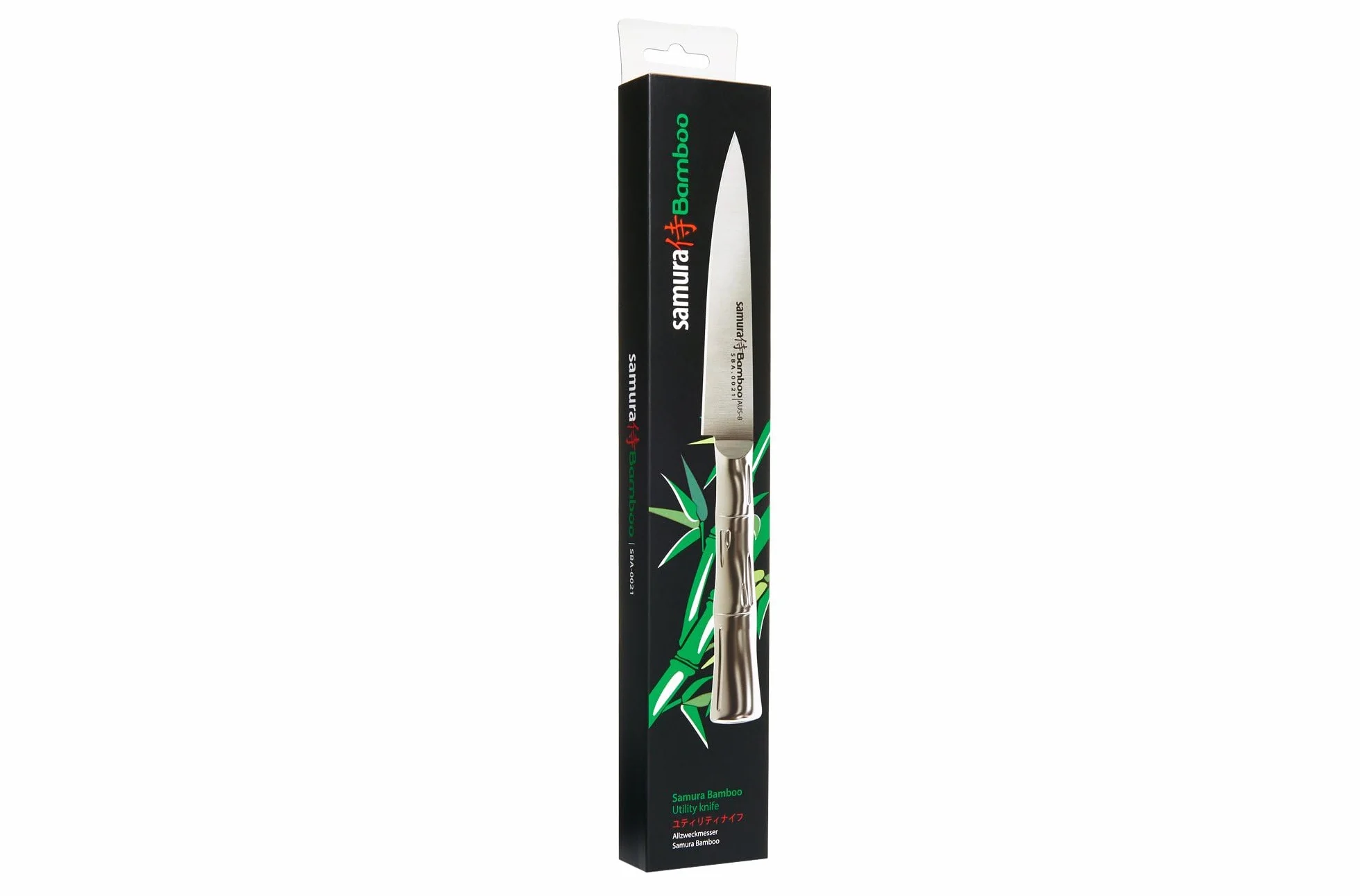Samura Bamboo Cuchillo profesional japonés de cocina 5.0 125 mm 59 HRC