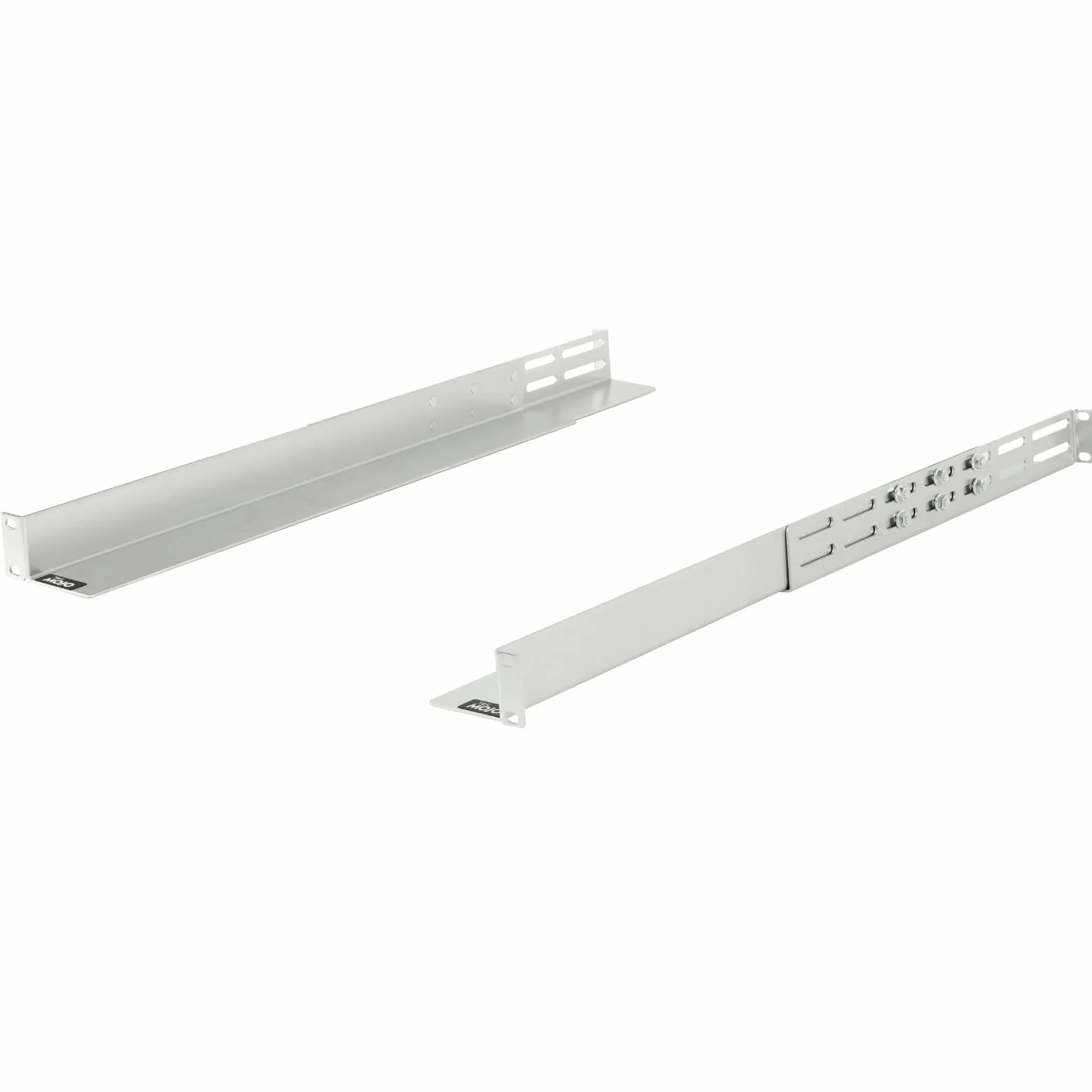 Tecmojo 1U Rieles para Rack de Servidores, 4 Postes, Rieles Deslizantes para Montaje en Rack con Profundidad Variable Ajustable de 530mm a 812mm, Capacidad de Carga 100kg, Plateado