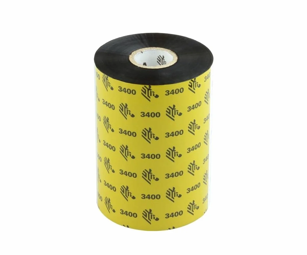 Zebra 3400 Wax/Resin Thermal Ribbon 174mm x 450m - Cinta de impresión