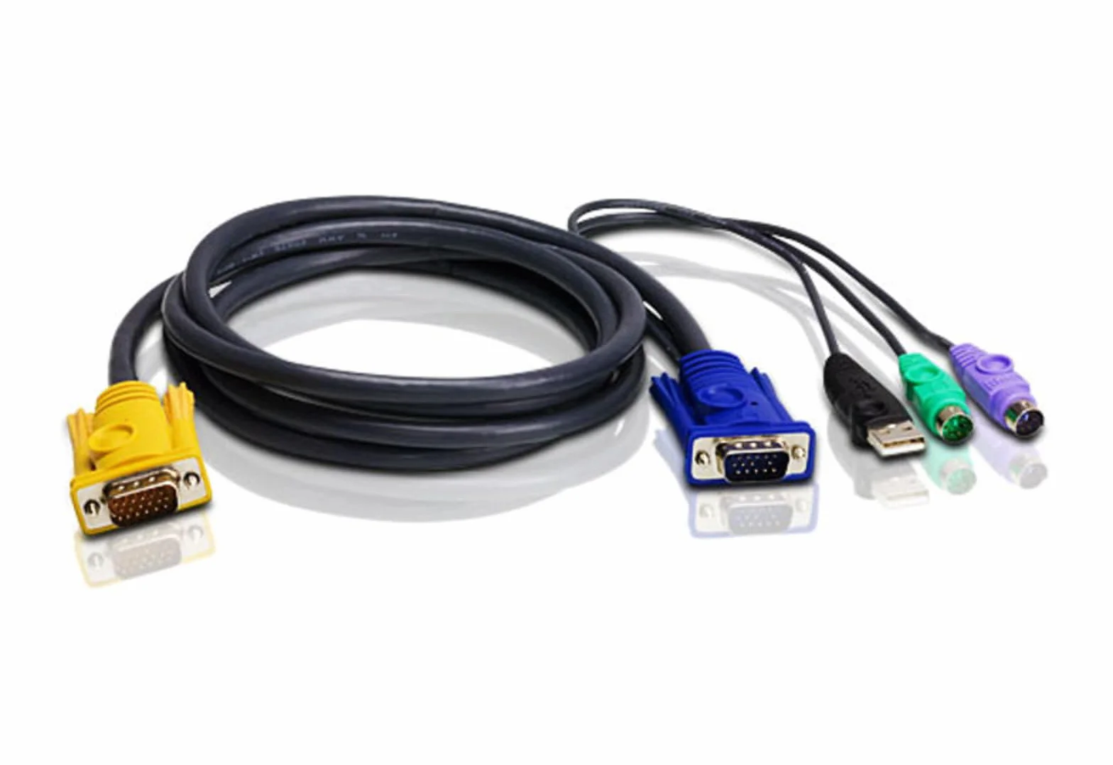 Aten PS/2 USB KVM Cable 1,8M (2L-5302UP) PS/2 - USB KVM Cable, 1.8M