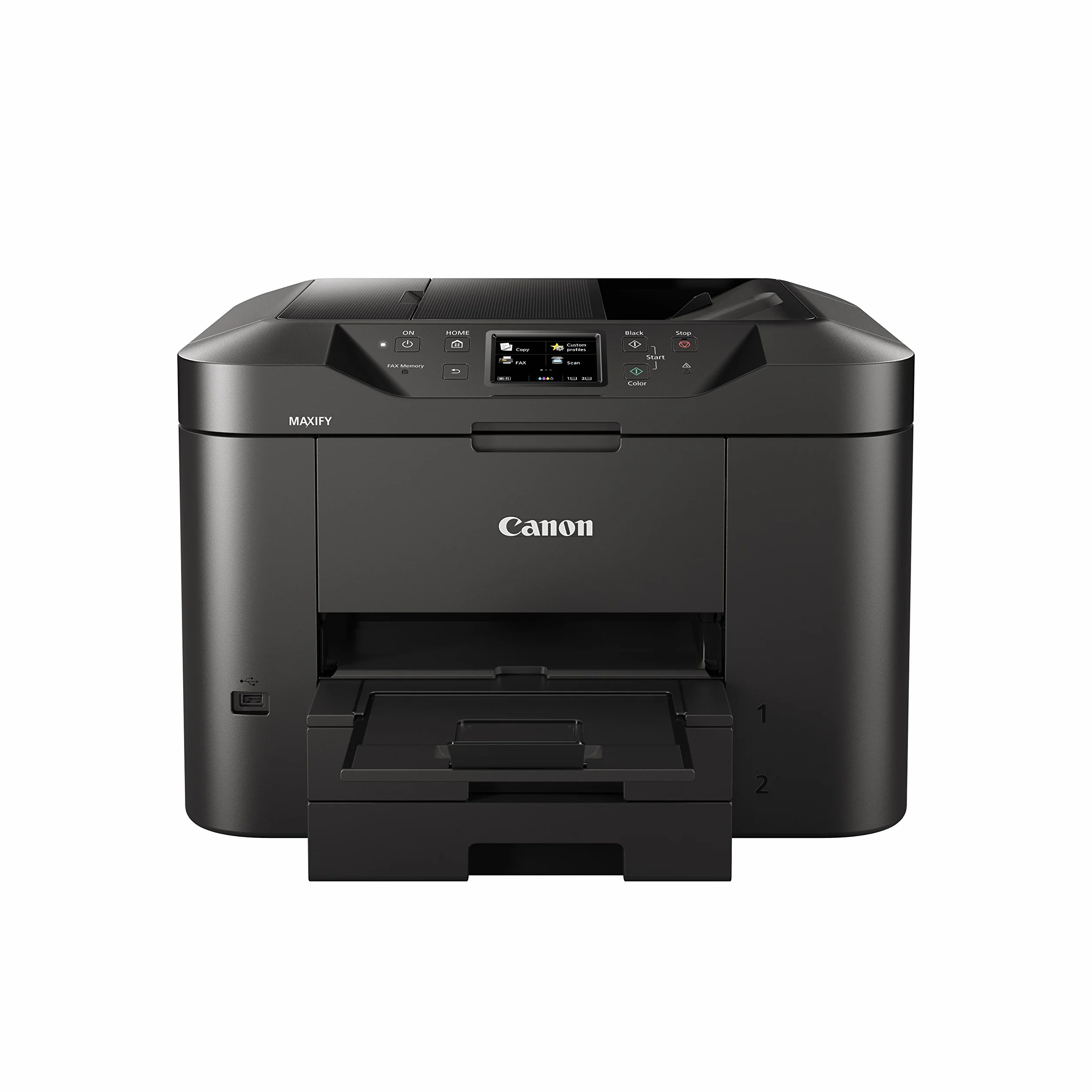 Canon MAXIFY MB2750 - Impresora de inyección de Tinta (2 Cassettes de 250 Hojas, Pantalla táctil TFT, 15,5 ipm en Color y 24 ipm en Blanco y Negro)