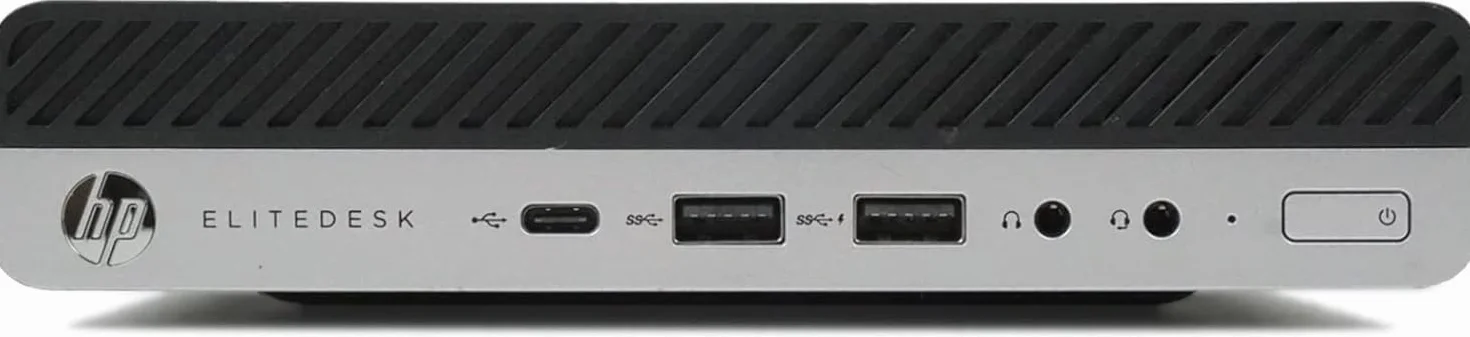 HP EliteDesk 800 G4 PC Mini Ordenador Intel i5-8400T RAM 16 GB DDR4 SSD 240 GB Windows 11 Profesional (recondicionado)