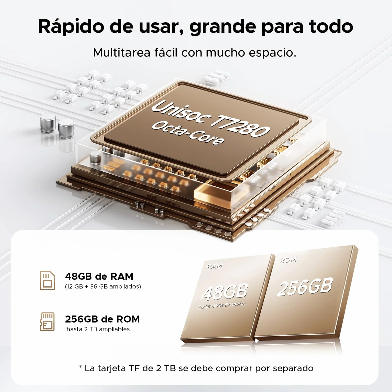 P13 Pro Tablet 13 Pulgadas 120Hz Android 16, 48GB RAM + 256GB ROM(TF 2TB), Tablet con Teclado y Lapiz, T7280 Octa-Core, 12000mAh/18W, 16MP+8MP, Gemini AI, Widevine L1, Face ID, Dual SIM 4G, Azul