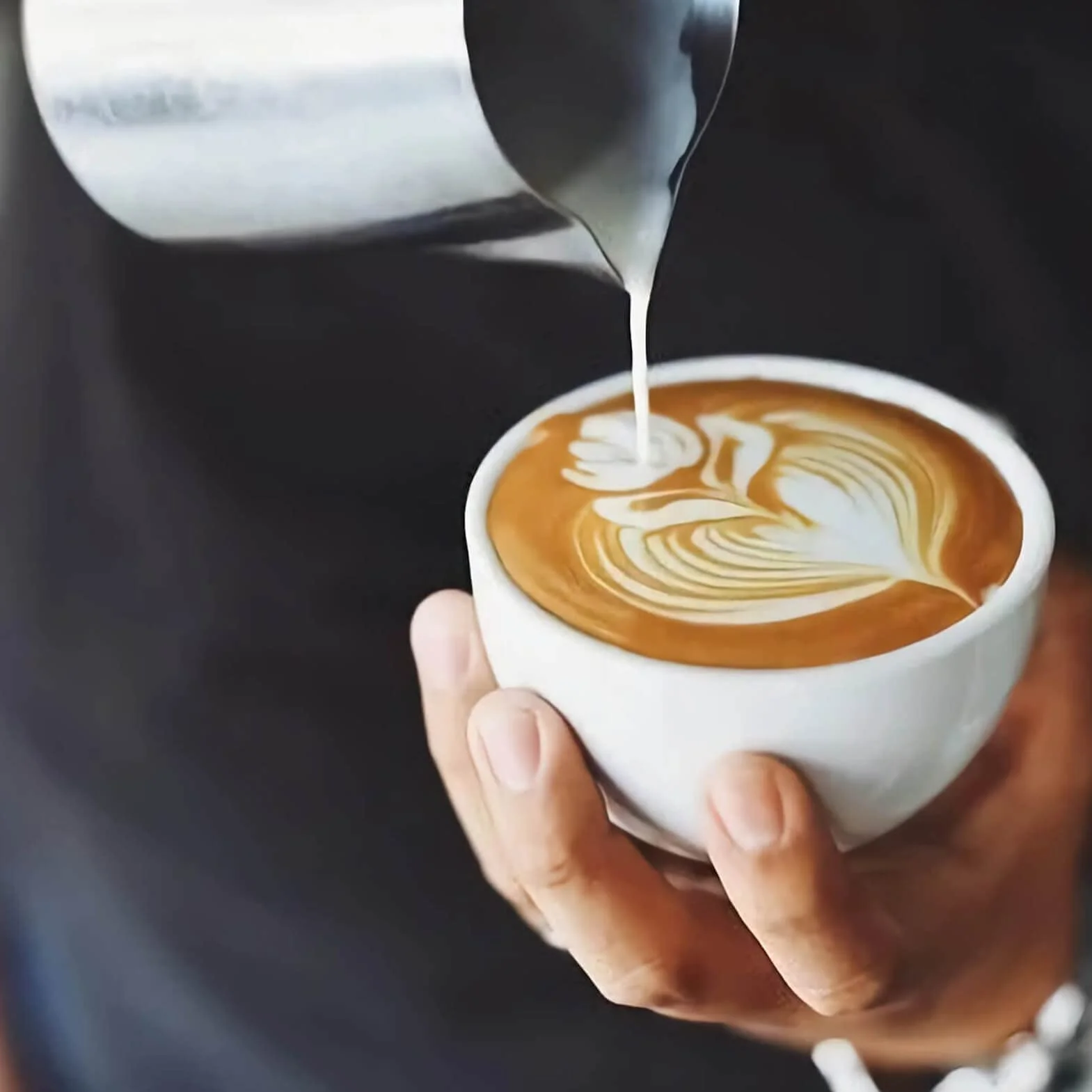 Jarra de espuma de leche para café, acero inoxidable, 350 ml, accesorio para máquina de espresso