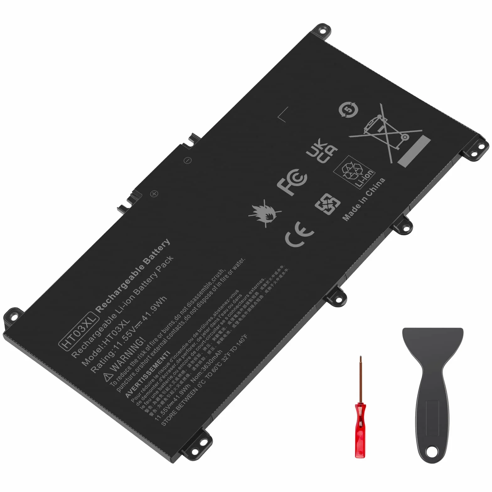 LabTEC Batería HT03XL para HP Pavilion, 11.55V 41.9Wh Batería Recargable para portátil HP l11119-855 240 G7 245 250 255 14-CE 14-CF 14-CK 14-cm 14-DF 14-MA 14Q-CS 14Q-CY 14S-CF Serie