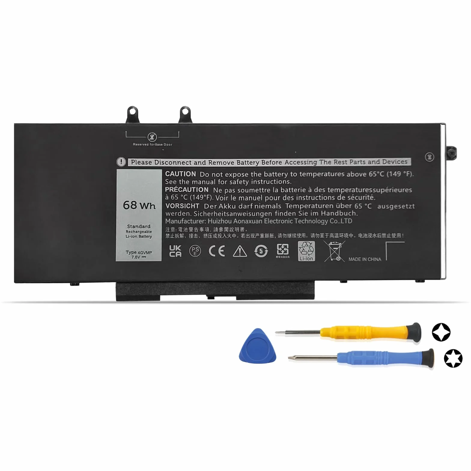 K KYUER 42Wh YRDD6 Batería para DELL Inspiron 3480 3481 3482 3490 3493 3590 3593 3595 3580 3581 3582 3583 3584 3585 3780 3781 3782 3785 3790 3793 5481 5485 5488 5491 5493 5590 5591 5593 5594 5598