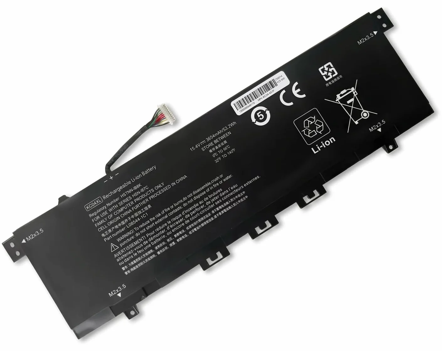 Batería para Ordenador portátil KC04XL para Las Series HP Envy X360 13-AG 13-AR, Envy 13-AH 13-AQ, HSTNN-DB8P, HSTNN-IB8K, KC04053XL, L08496-855, L08544-1C1, L08544-2B1, TPN-W133, TPN-W13, TPN-W13