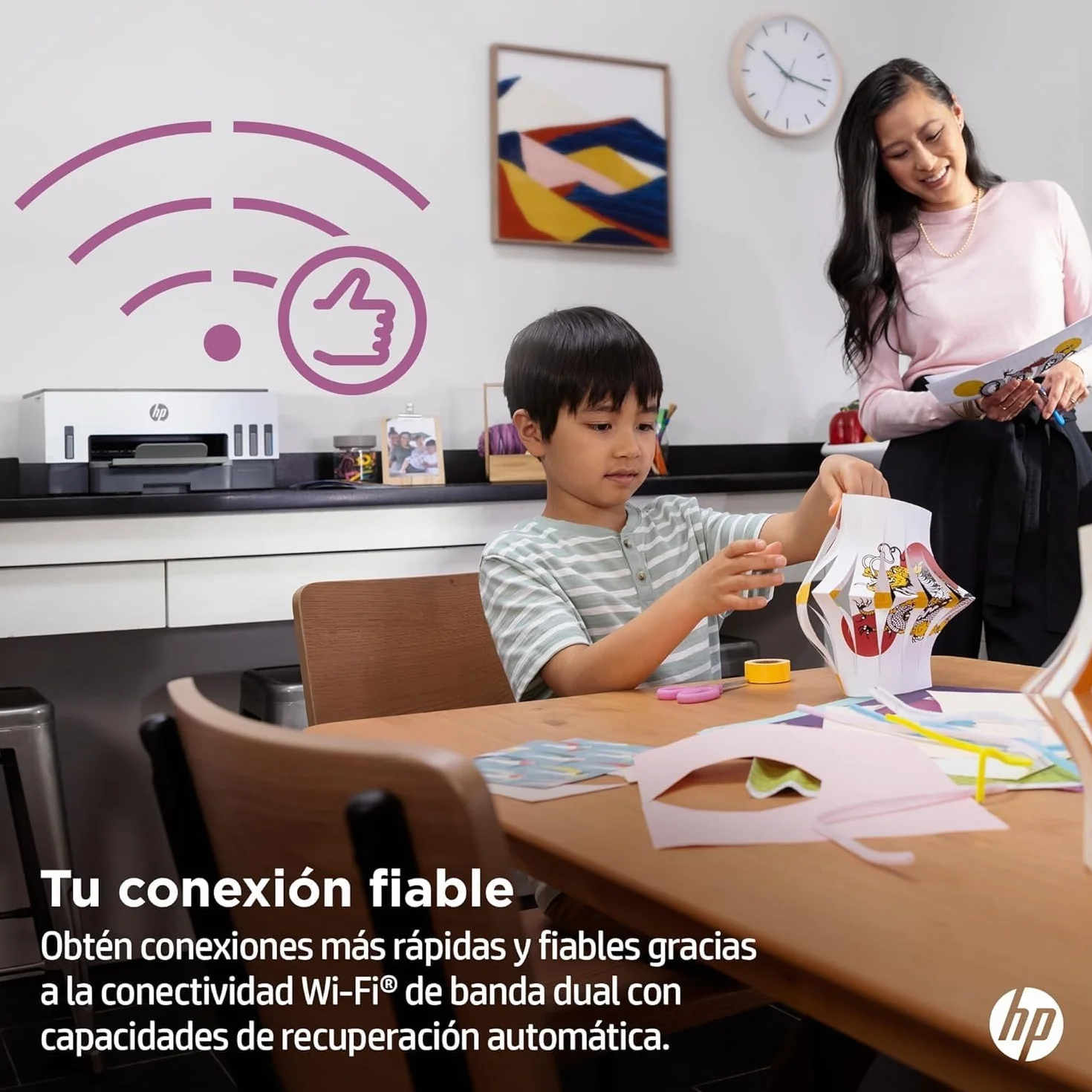 HP Smart Tank 7005 28B54A - Impresora A4 Multifunción con Deposito de Tinta Recargable, Impresión a Color, Escaner, Copiadora, Wi-Fi, Smart App, Blanca y Gris Oscuro