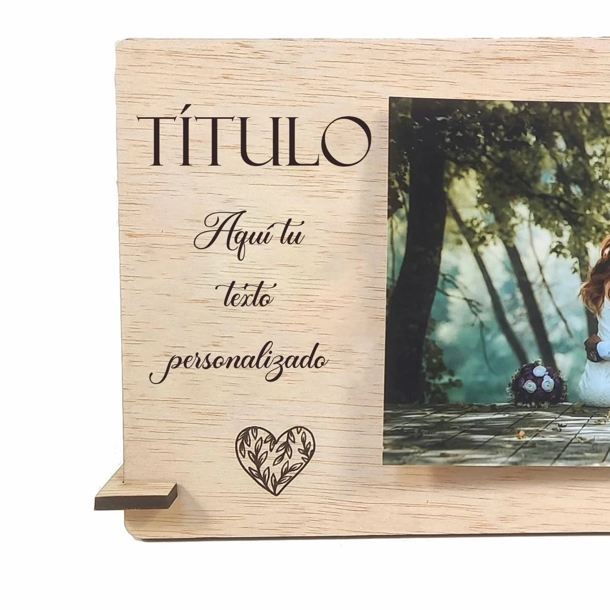 Marco de Fotos Personalizado con Frase Portafotos con Pinza Regalo Pareja Sois los Siguientes Novios