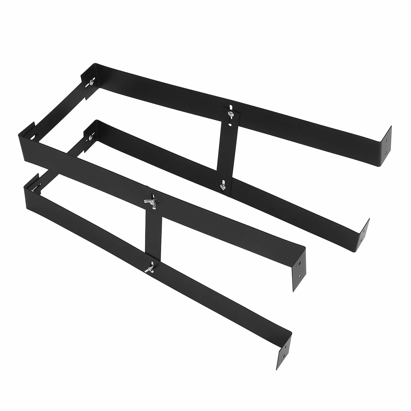 Soporte Ajustable de Acero al Carbono con Diseño Especial y Estructura Resistente para Montaje Debajo del Escritorio en Oficina
