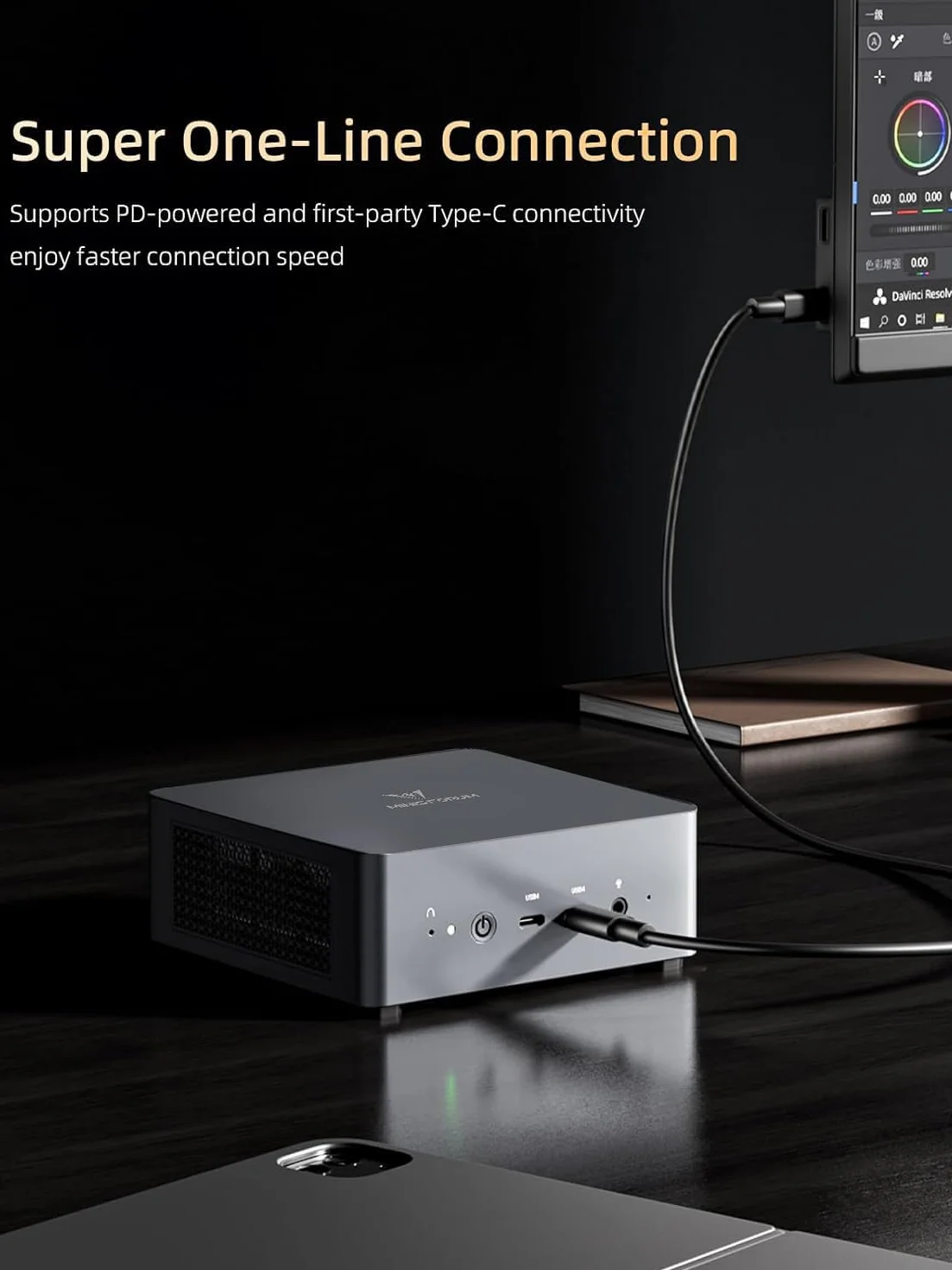 MINISFORUM Venus UM790 Pro Mini PC AMD Ryzen 9 7940HS 5,2 GHz AMD Radeon 780M 4X USB3.2 2X USB4 2X HDMI 2.1 2X PCIe4.0 Wi-Fi 6E BT5.3 RJ45 2,5 G Sin RAM SSD