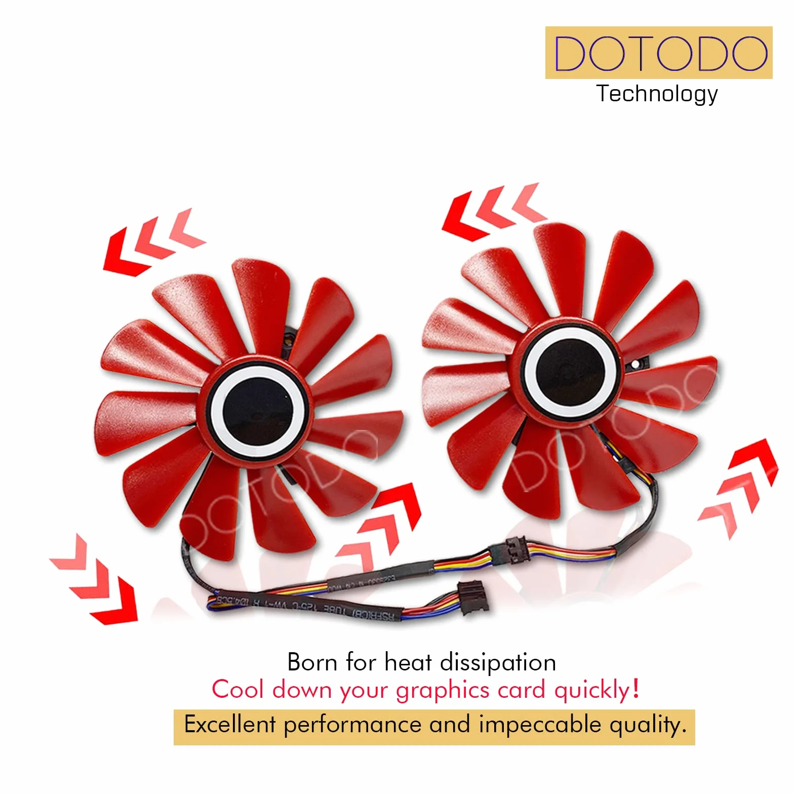 2 unids/lote 85mm FD10U12S9-C 4Pin GPU tarjeta gráfica ventilador minero ventilador para XFX RX 570 RS RX 580 RS tarjetas gráficas ventilador de reemplazo de enfriamiento