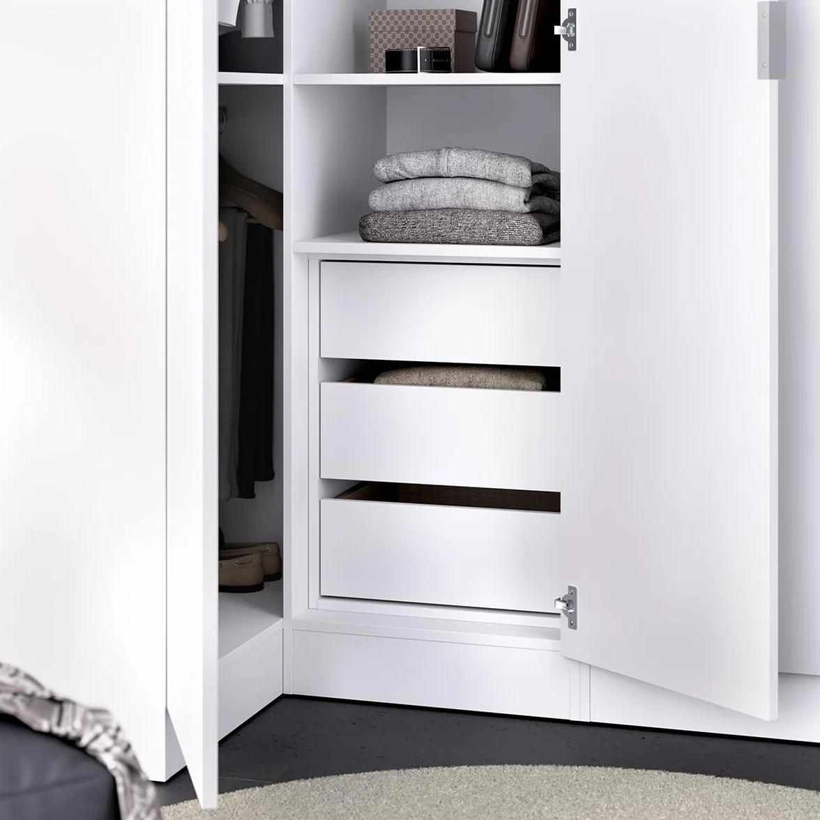 DEKIT RIMOBEL CAJONERA Interior Armario 3 CAJONES Blanco 60x37x40cm