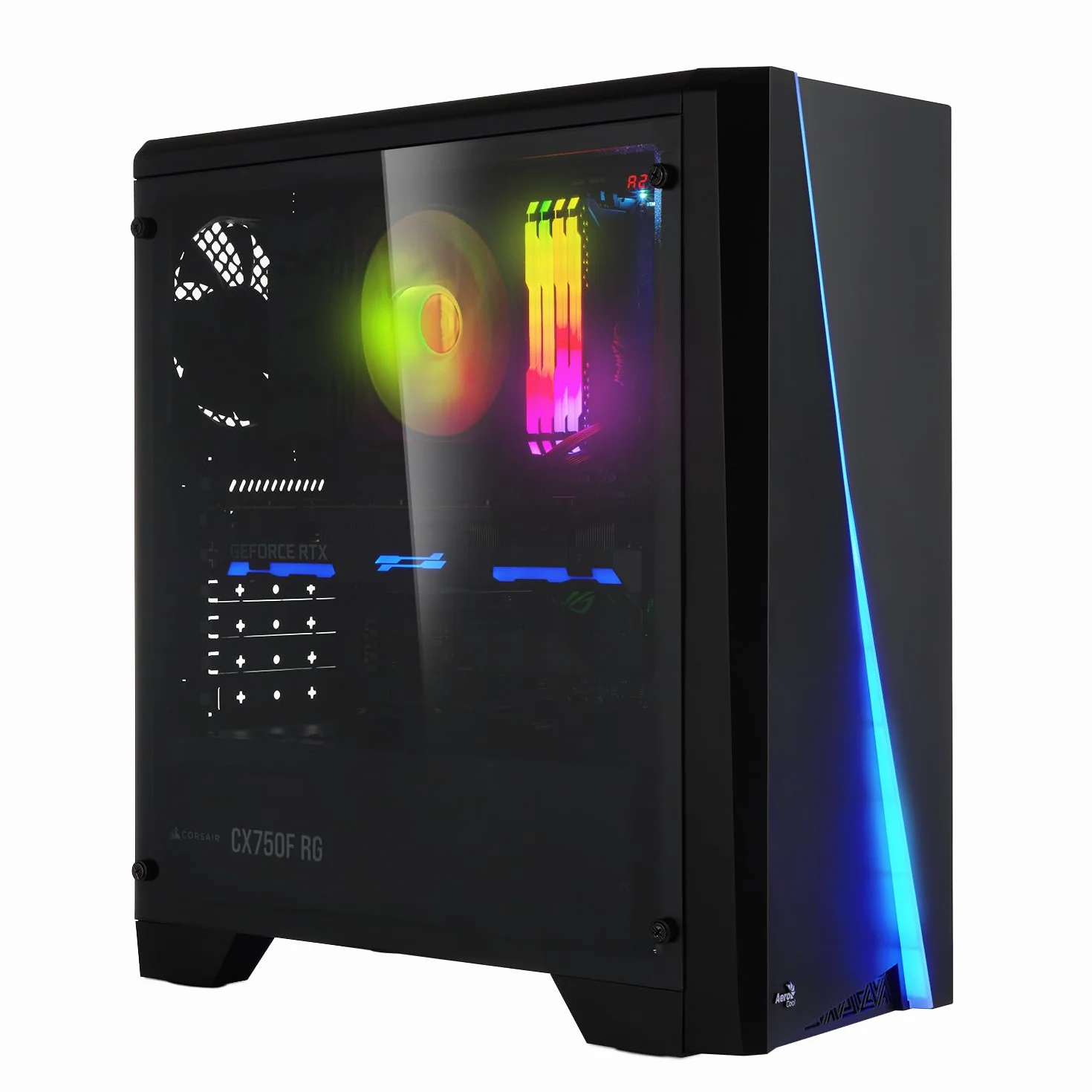 Memory PC Gaming Ryzen 5 5500, 32 GB de RAM DDR4 de Alta Velocidad, SSD M.2 de 1 TB, RTX 5060 de 8 GB, Windows 11 Pro