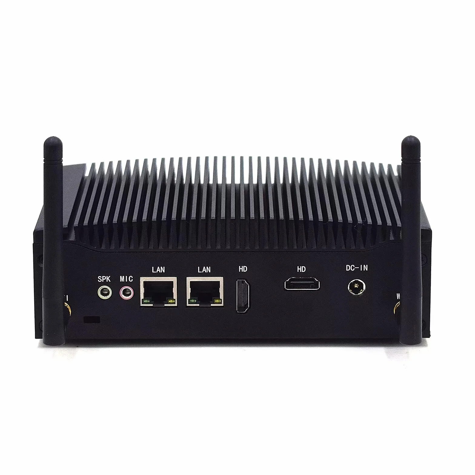 WEIDIAN PC sin Ventilador Mini PC Industrial 16GB RAM 512GB SSD Core i5 8350U Win11 Pro Mini computadora de Escritorio con 4K 2xHD, 2xRS232 COM, 2xLAN, 8xUSB VESA PC pequeña de Oficina Auto Power On