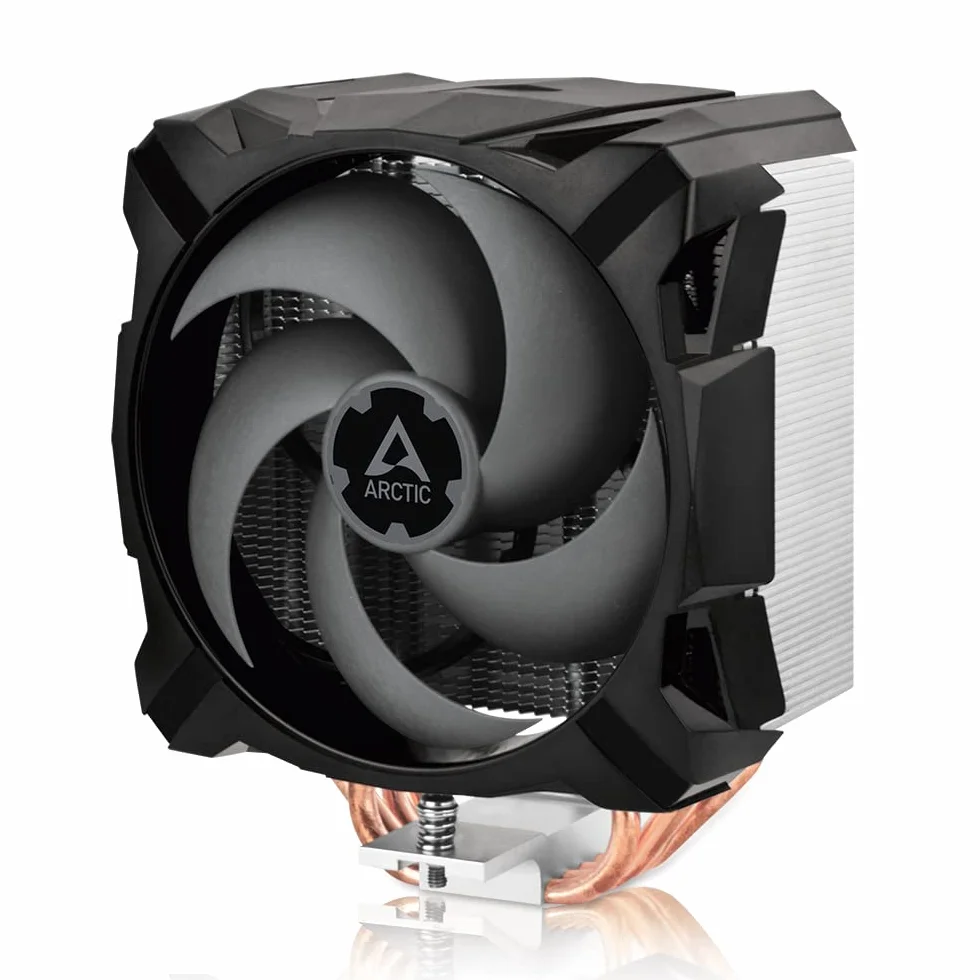 ARCTIC Freezer A35 CO - Disipador de CPU de torre para AMD, Funcionamiento Continuo, Ventilador P de 120 mm con presión optimizada, 0-1800 RPM, 4 Heatpipes, Incl. Pasta térmica MX-5 - Negro