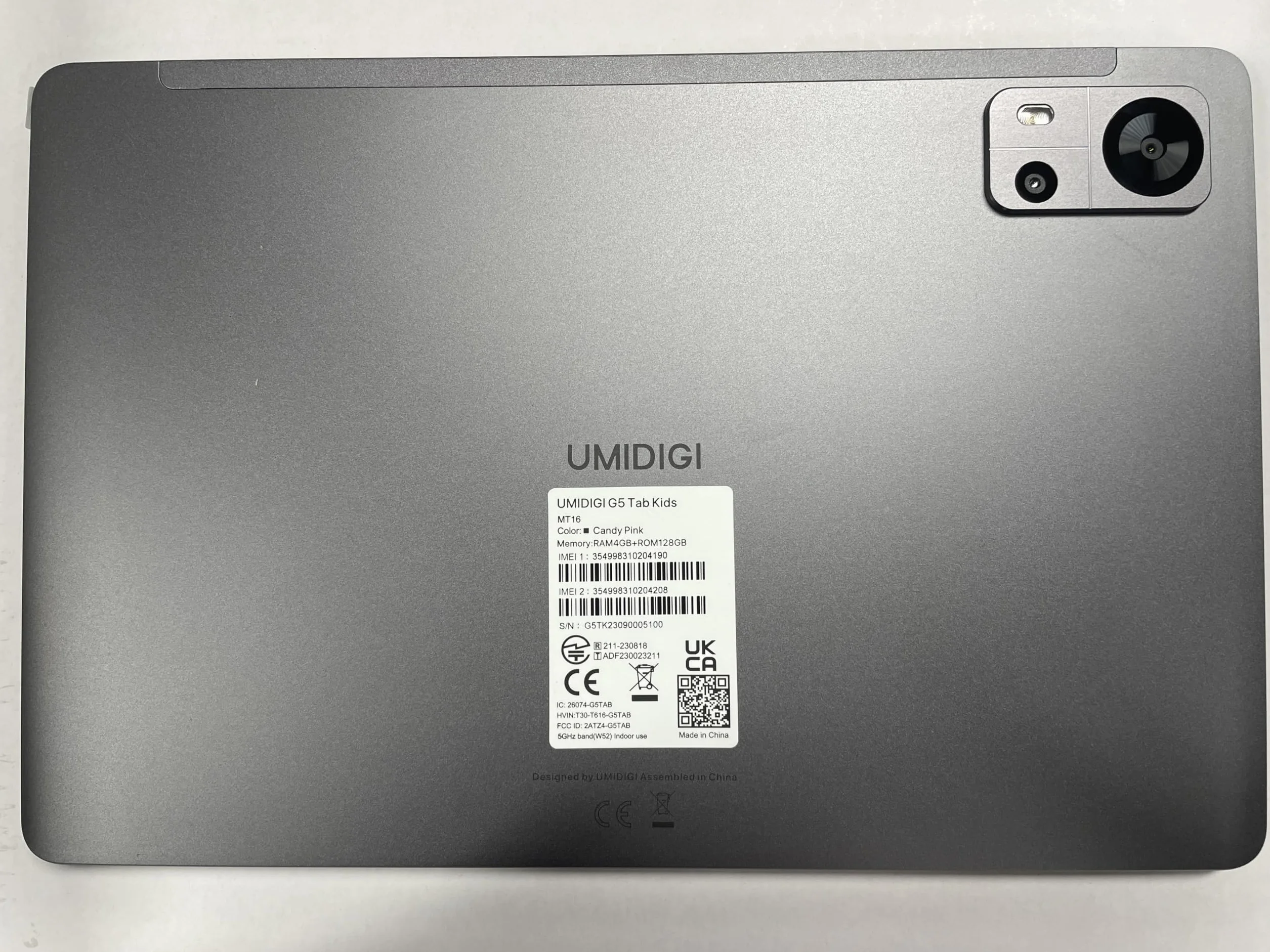 UMIDIGI G5 Tab 10.1 Zoll Tablet Android, 8GB+128GB (1TB TF) Tablet mit SIM-Kartenslot, 13MP+8MP Kamera, 6000mAh Akku, Octa-Core Prozessor, Widevine L1, GPS, Bluetooth, WiFi 5G/2.4G