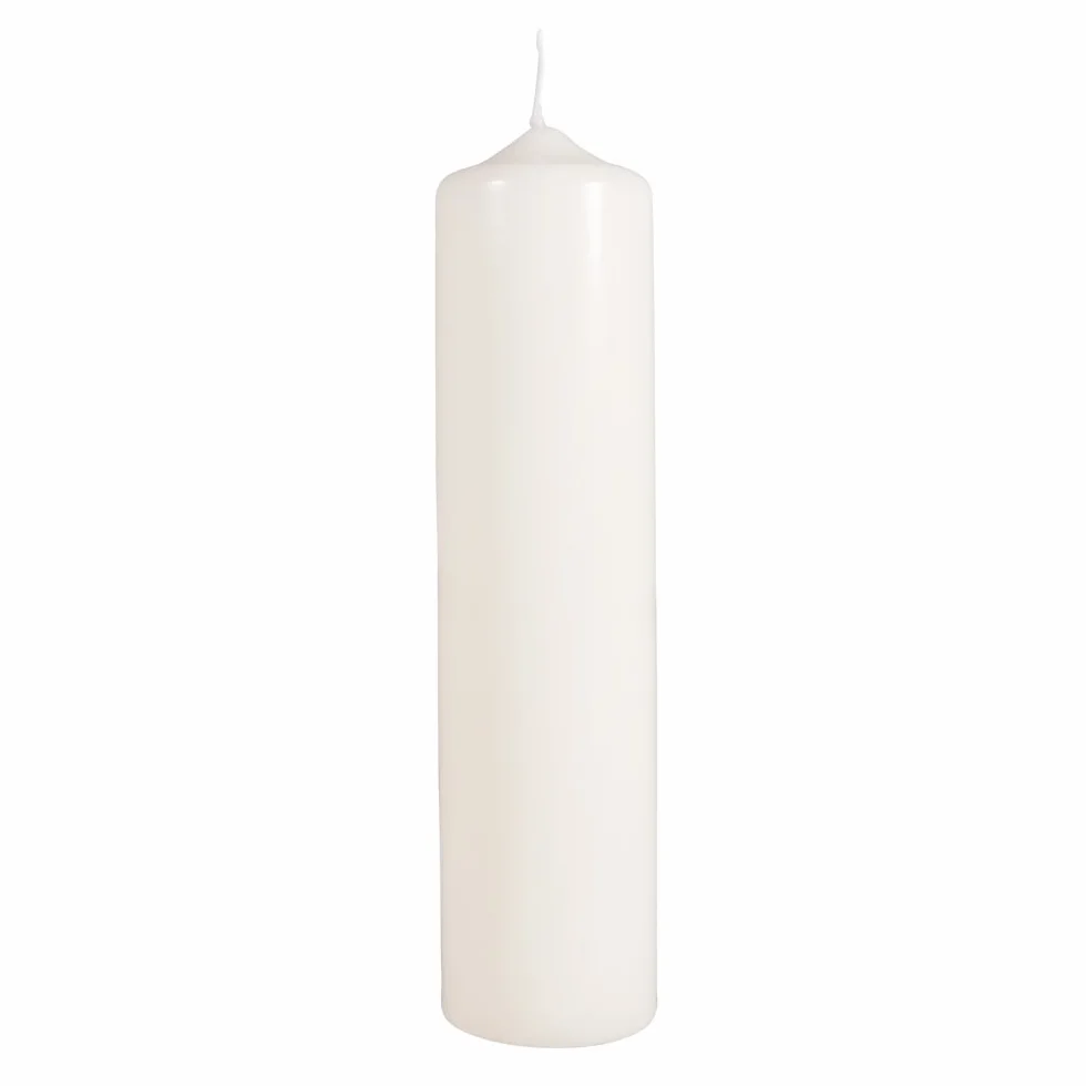 Rayher Cirio blanco personalizable 25 cm 6 cm ø vela bautizos comuniones