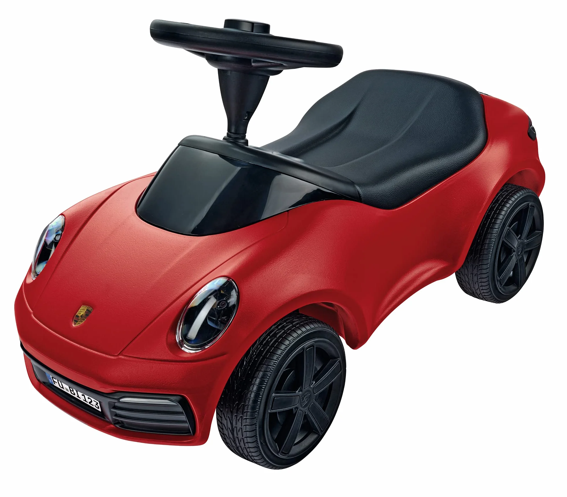 Correpasillos Porsche 911 con Volante, Neumáticos Silenciosos, Multicolor