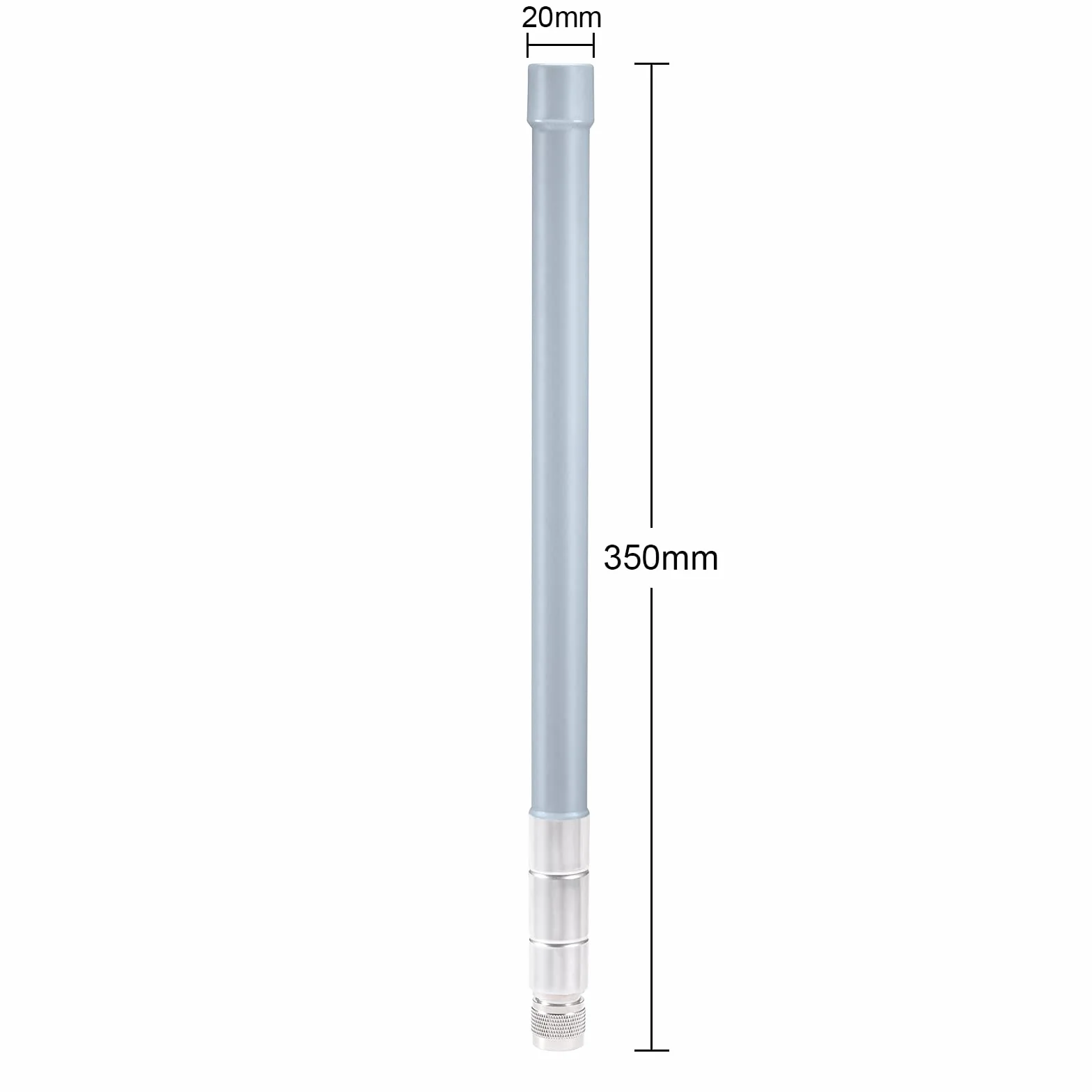 Bingfu Antena WiFi Exterior 2,4GHz 5,8GHz 5dBi N Hombre Recepción Señal de Red Inalámbrica Omni Largo Alcance Montaje en Techo Resistente Intemperie Casa RV Camping Barco Enrutadores Puntos de Acceso