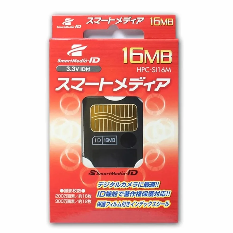 Tarjetas SmartMedia de 3.3 V SM 16 MB Tarjeta de memoria flash Smart Media Card (tarjetas SmartMedia de 16 MB)