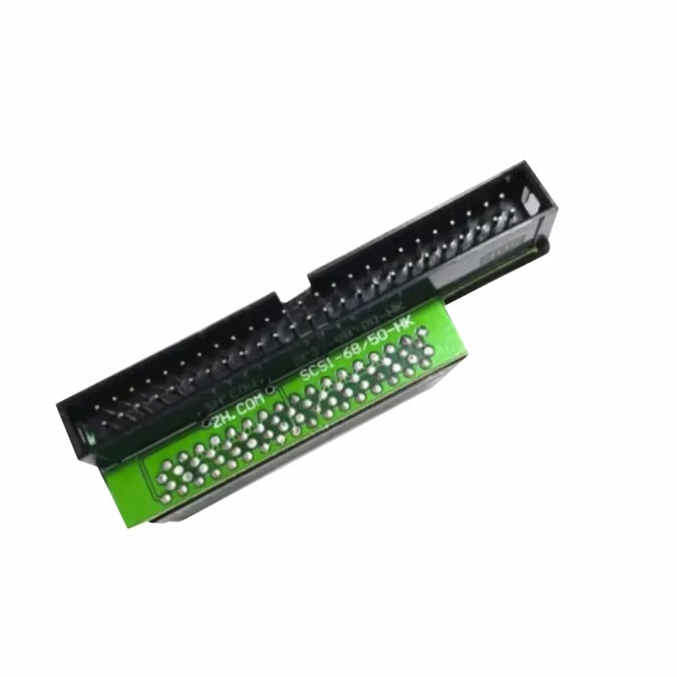 Adaptador Convertidor de Disco Duro SCSI de 68 Pines Macho A 50 Pines Macho, Compatible con Interfaz IDE de 68p A 50p